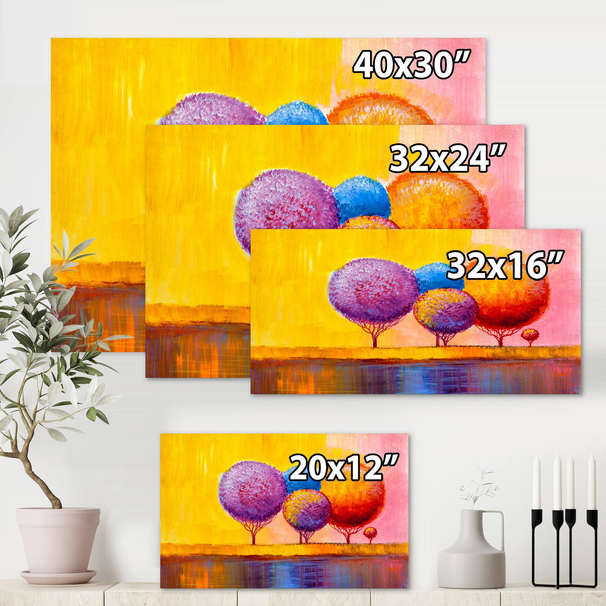 Designart - Autumn Fantasy Trees I