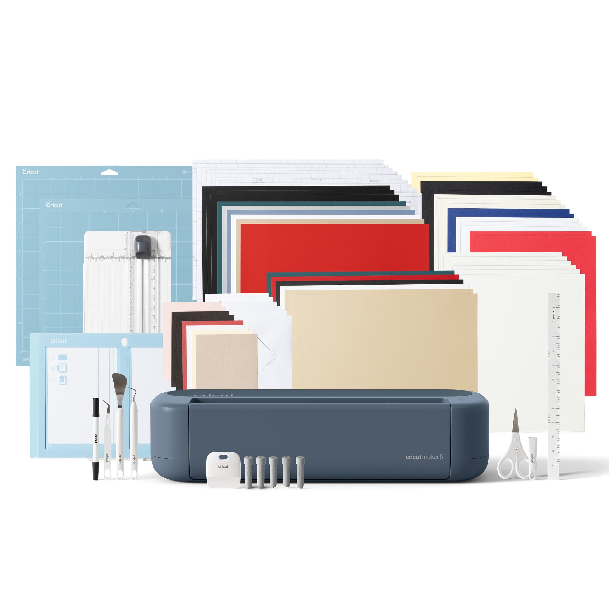 Cricut Maker® 5 in Slate Blue & Deluxe Bundle | Michaels