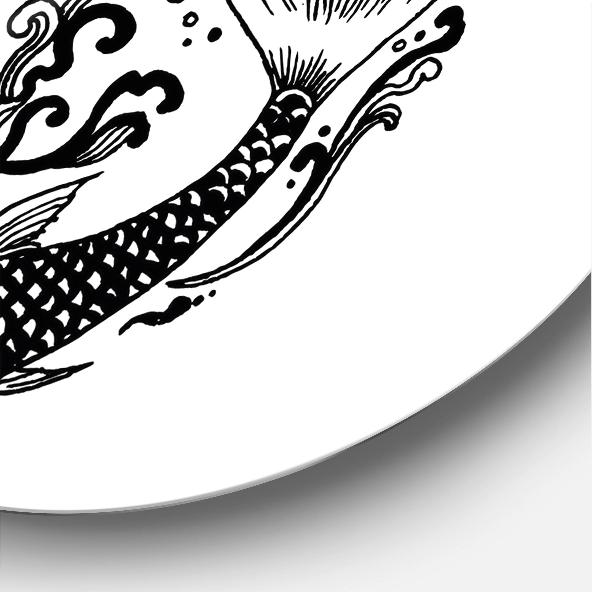 Designart - Chinese Koi Fish In Chinoiserie Style III