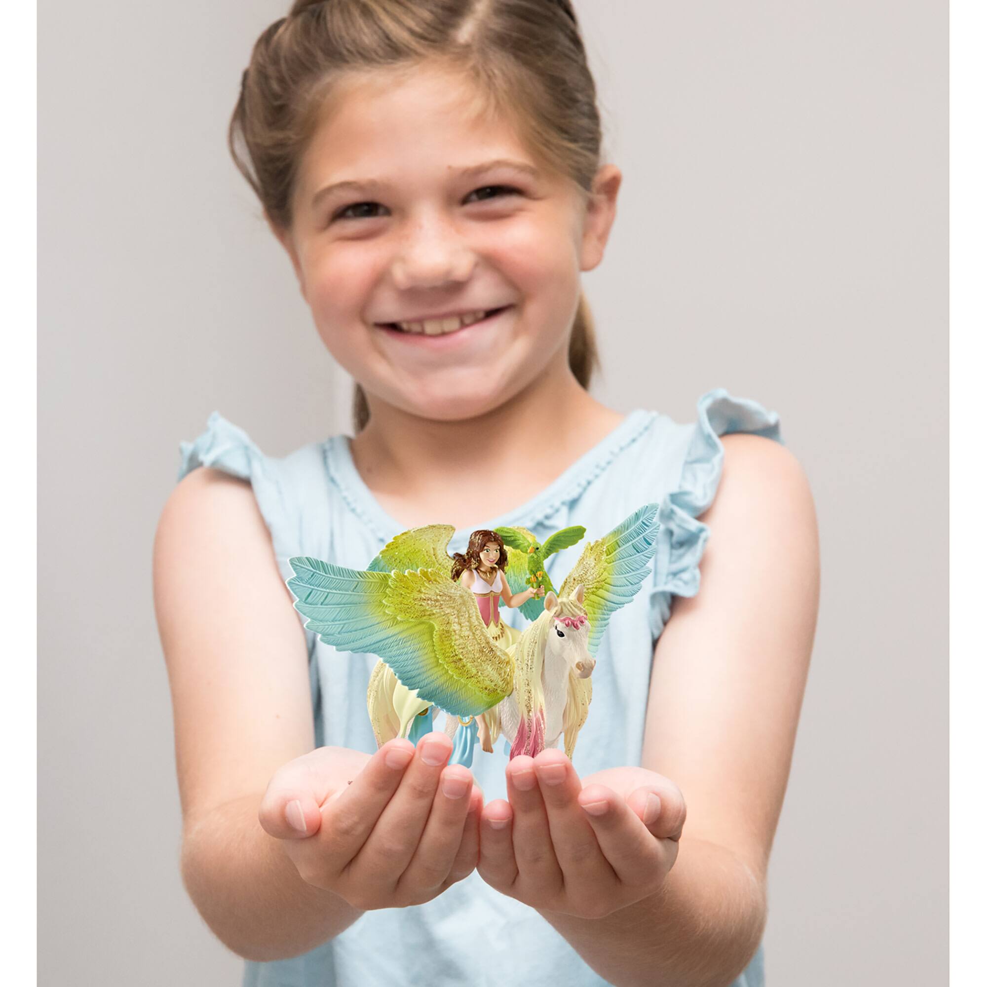 schleich® Bayala® Fairy Surah with Glitter Pegasus Figurine Playset