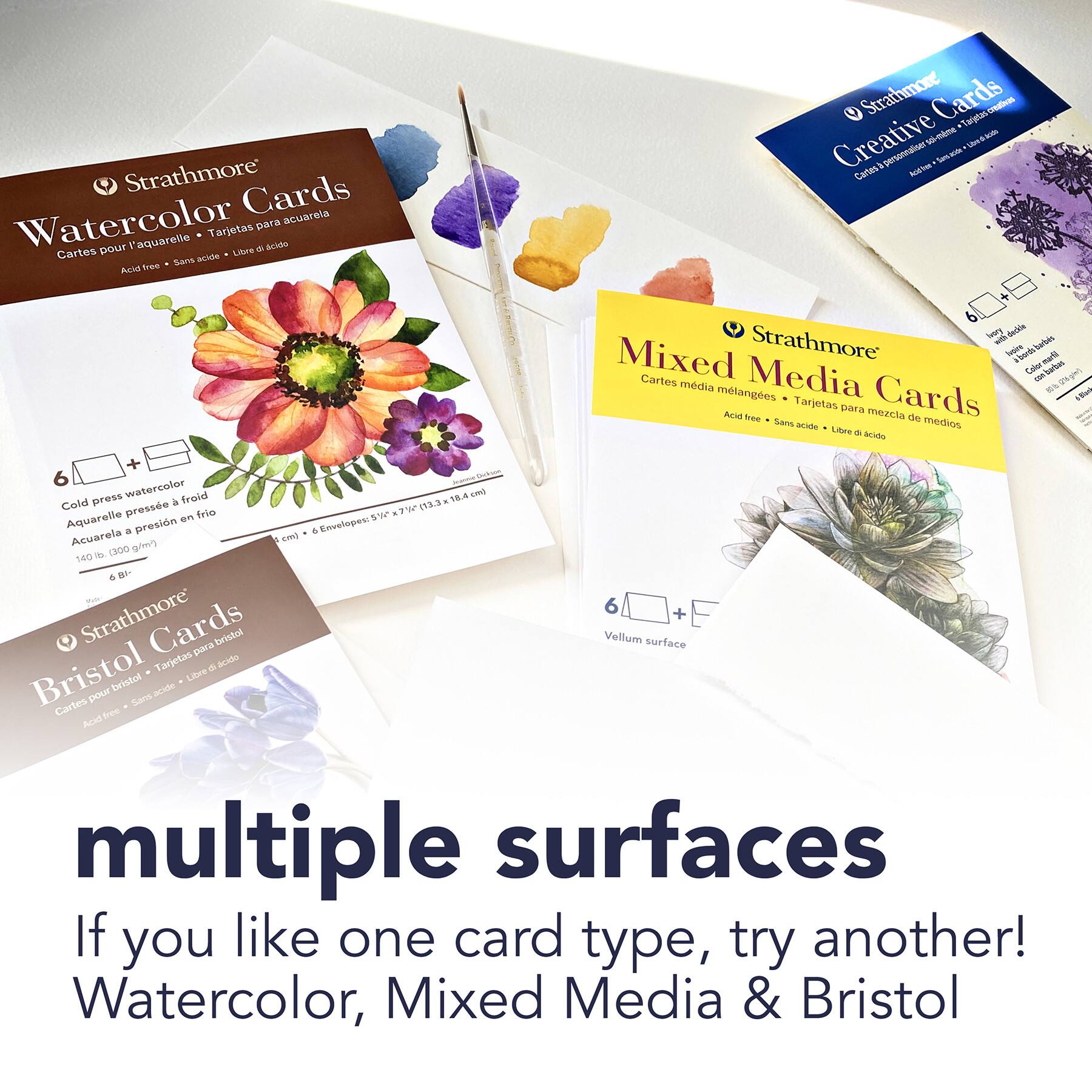 Strathmore® 300 Series Mixed Media Cards & Envelopes Set