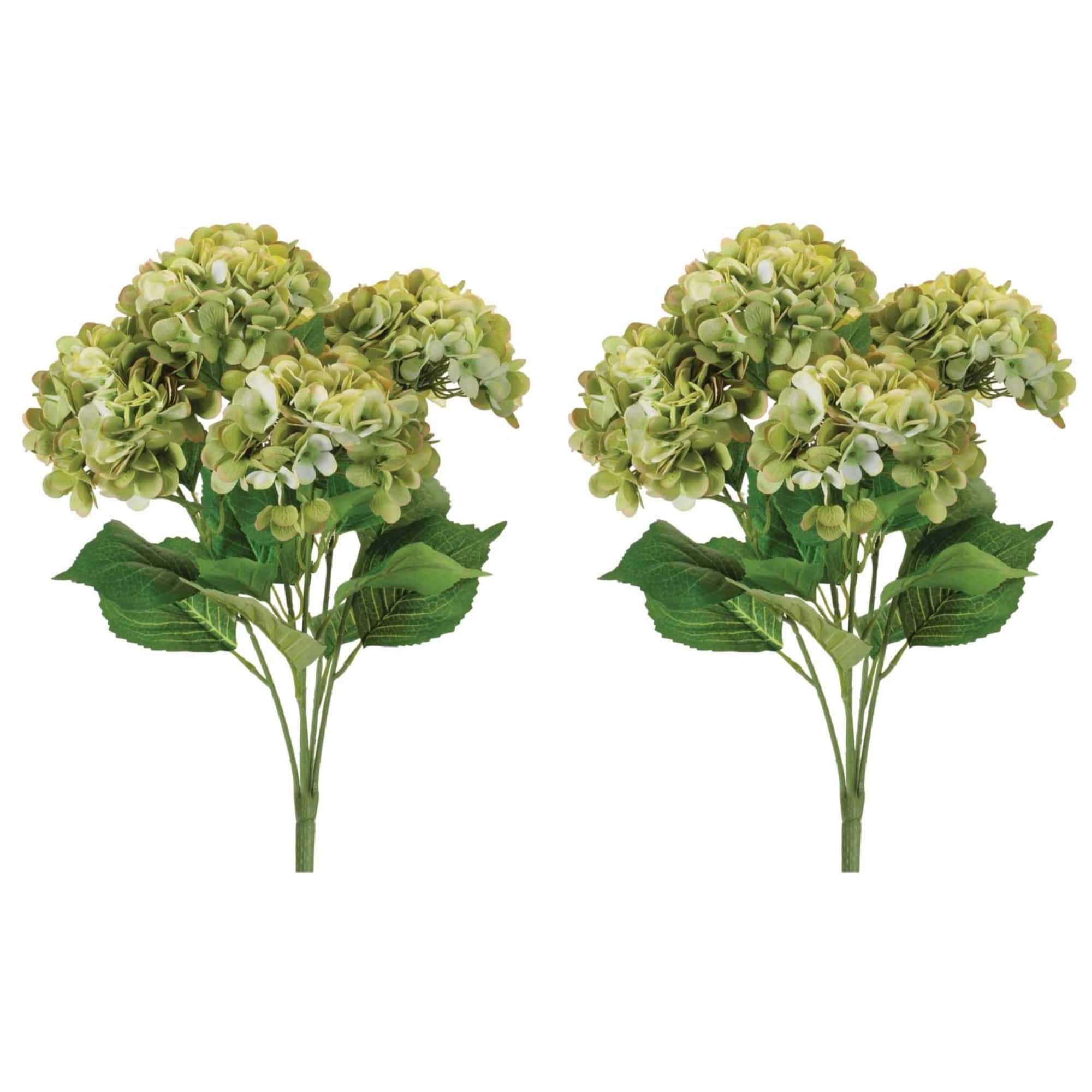 Melrose 22.5" Artificial Hydrangea Floral Bushes