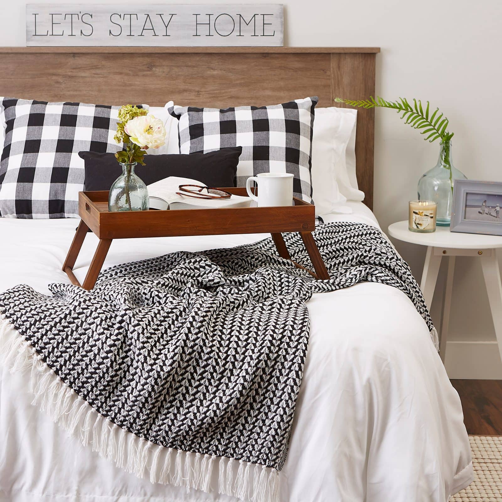 DII® Black Arrowhead Woven Throw