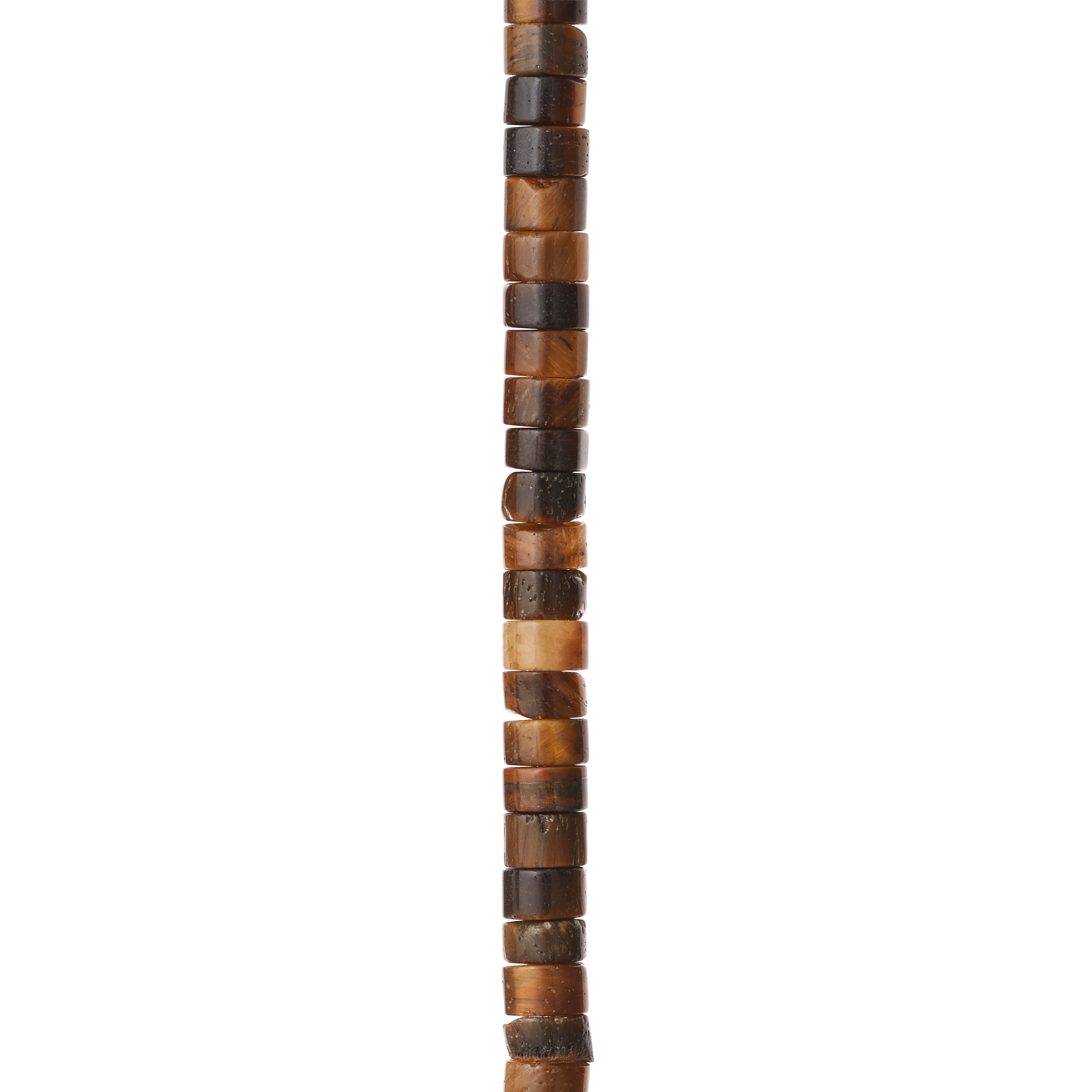 Yellow Tiger Eye Round Heishi Beads by Bead Landing™, 6mm