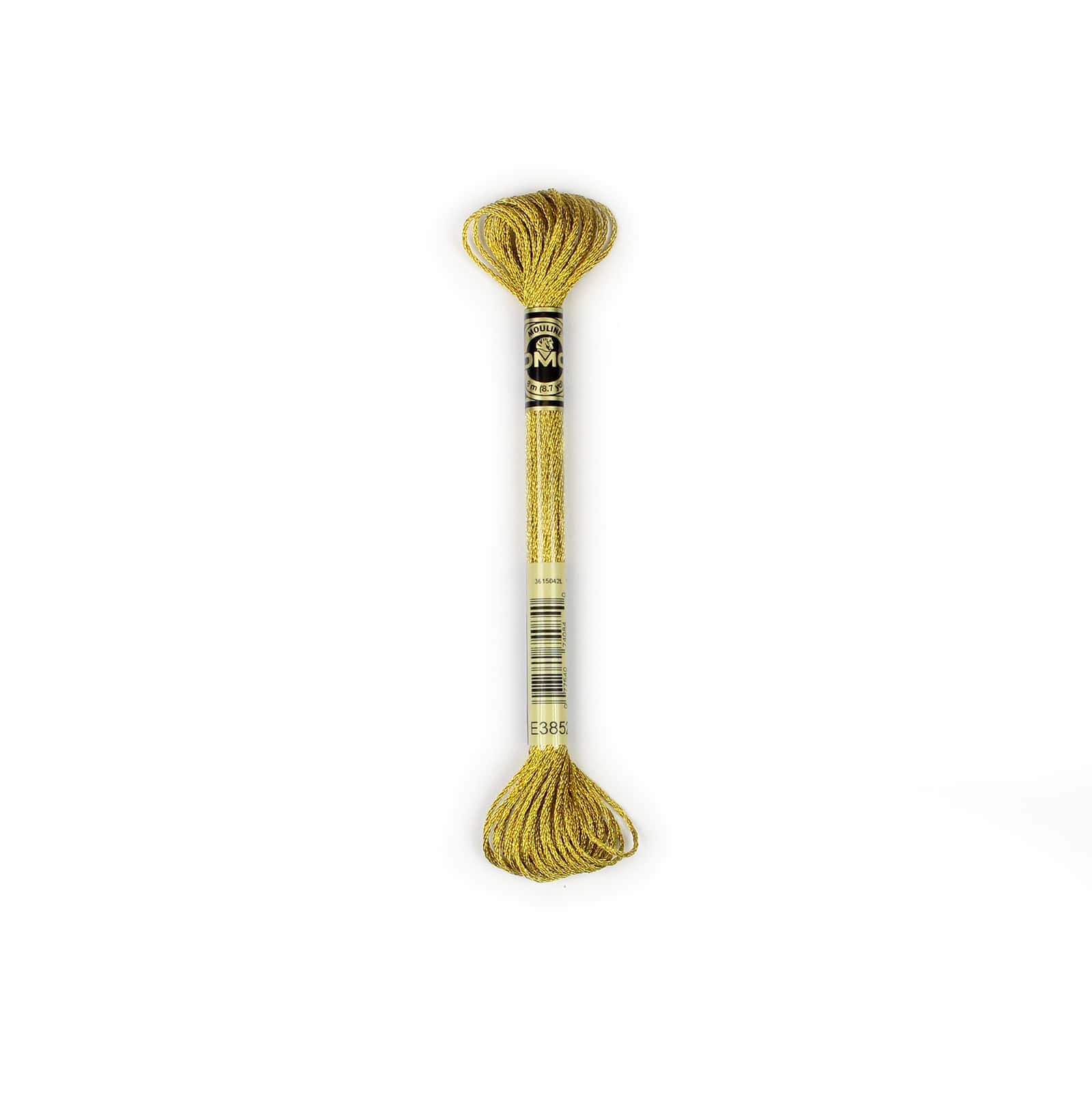 DMC® Light Effects Floss, Precious Metals, Color: E3852 Dark Gold