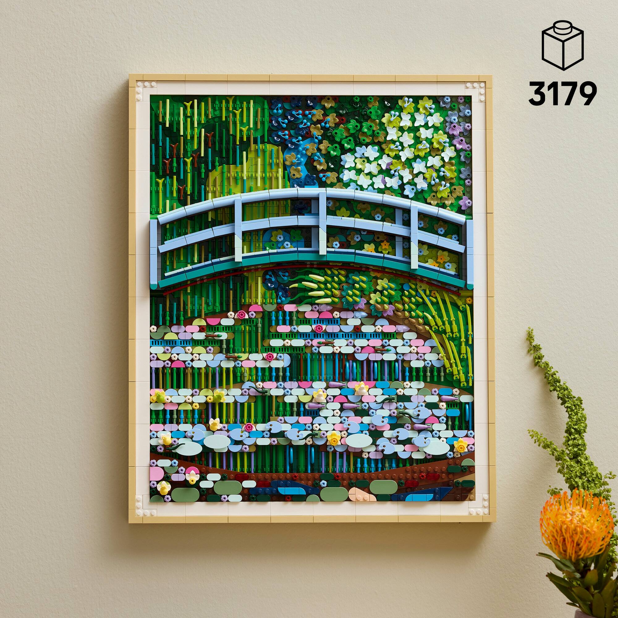 LEGO® Claude Monet Bridge over a Pond of Water Lilies ART Kit 31220