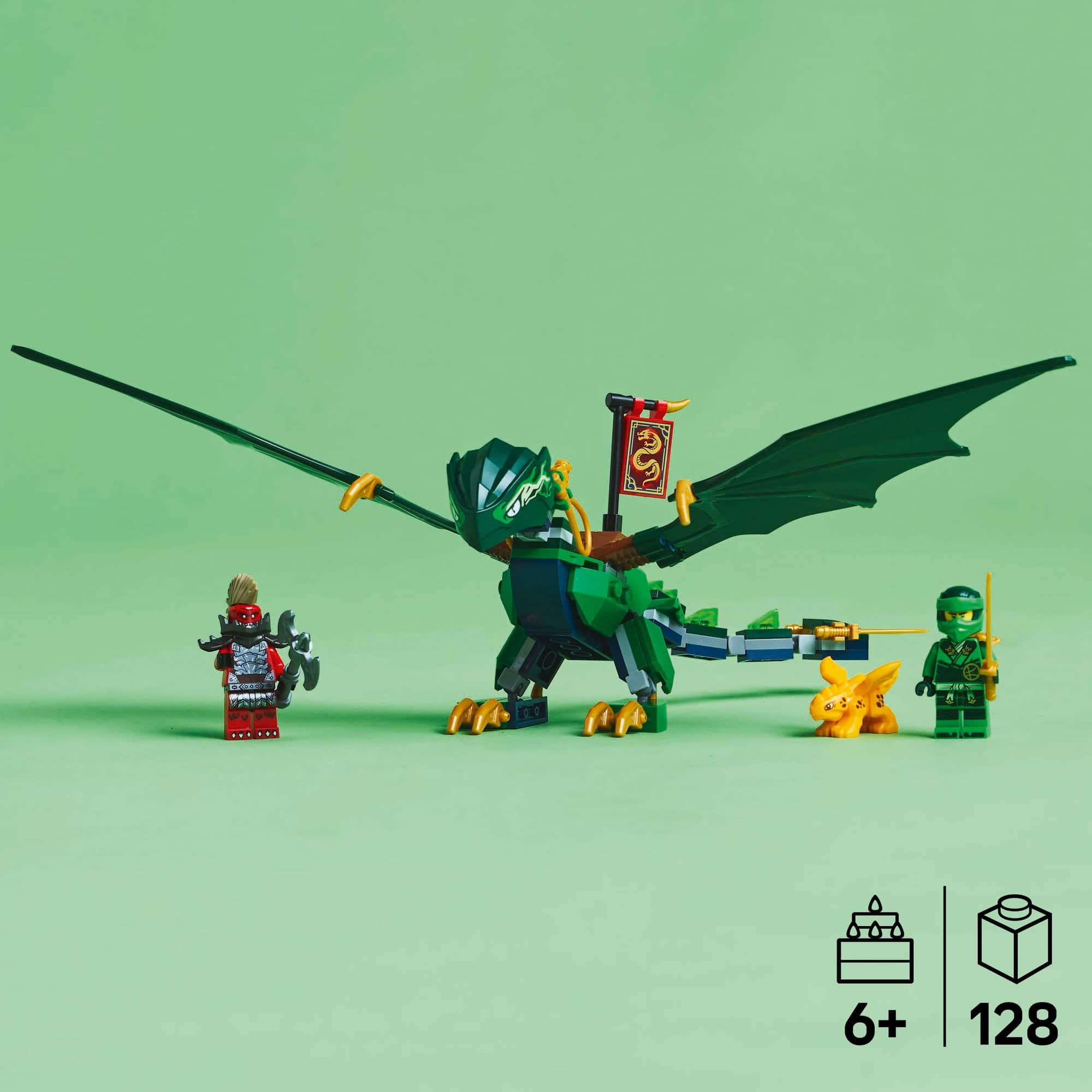 LEGO® NINJAGO® Lloyd’s Green Forest Dragon Toy 71829