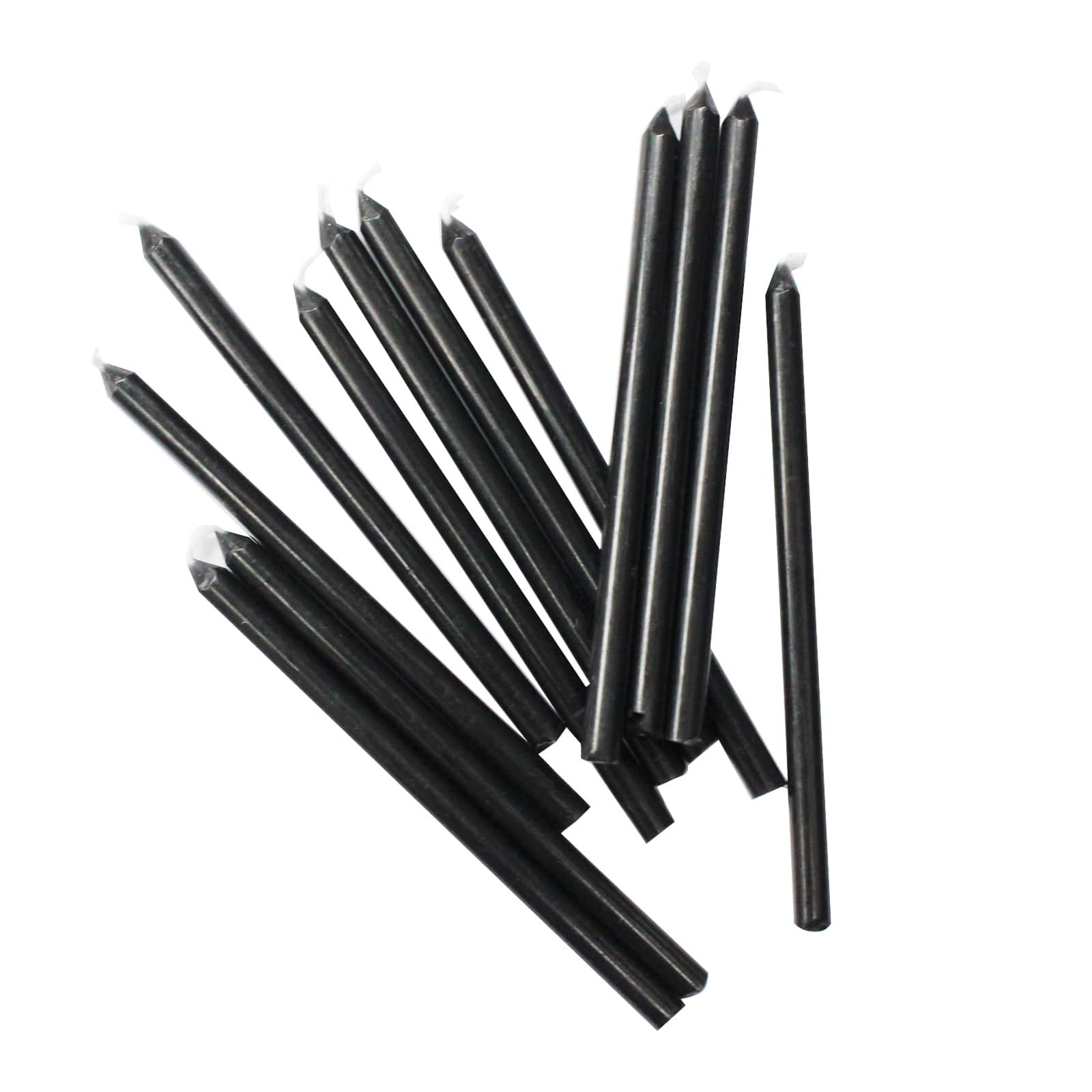 12 Packs: 12 ct. (144 total) Black Candles by Celebrate It®