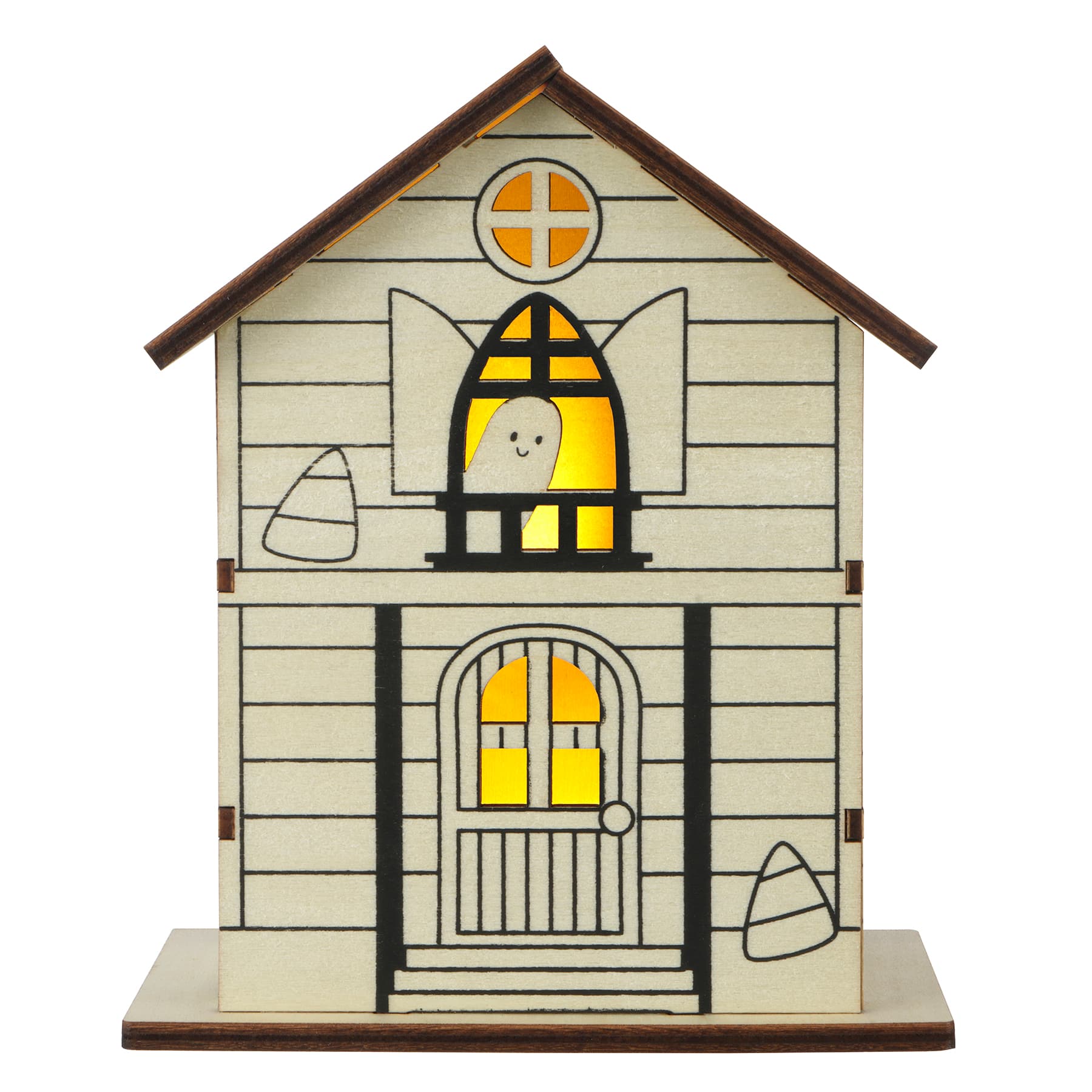 Halloween Wood Haunted House Kit by Creatology™