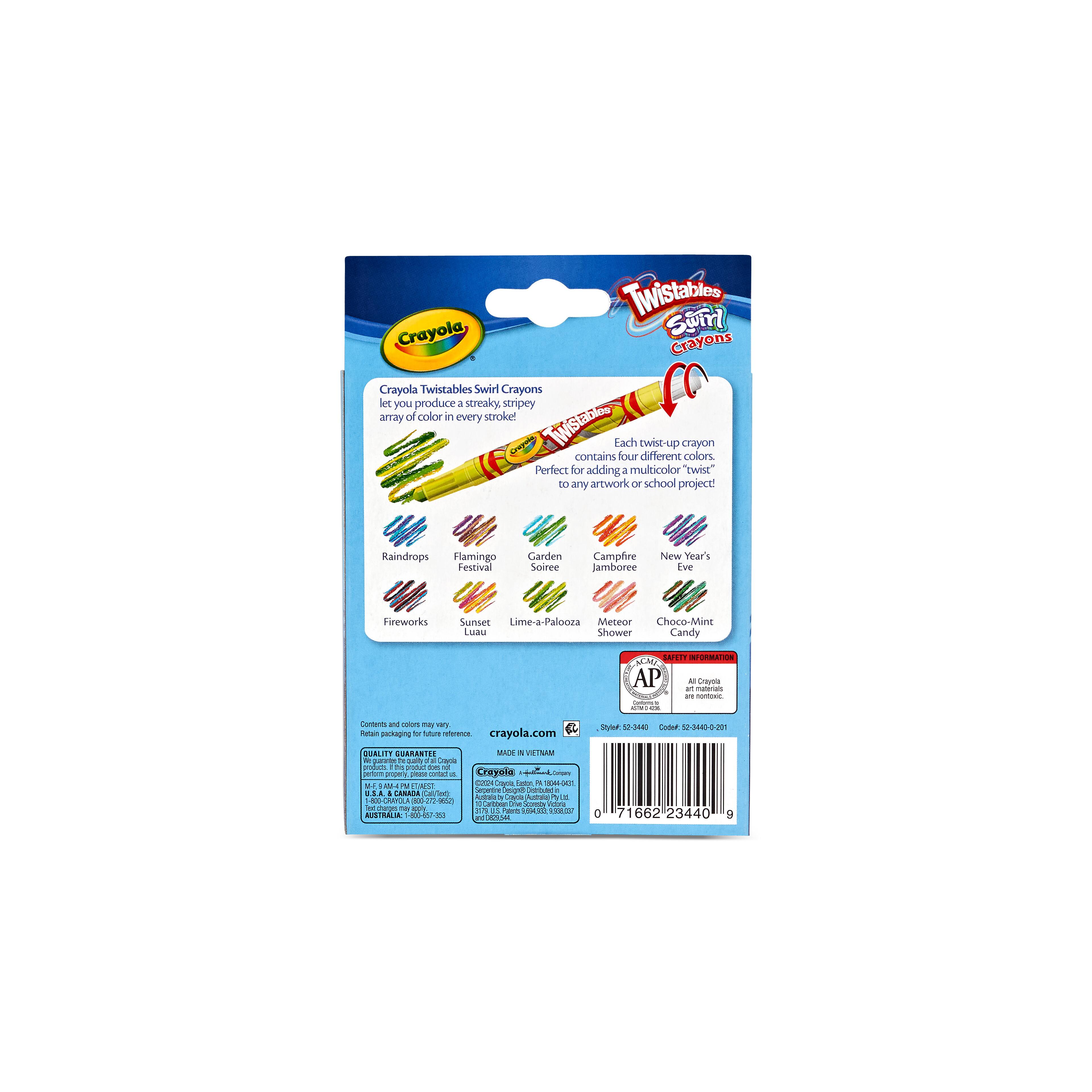 Crayola® Twistables® Swirl Crayons, 10ct.