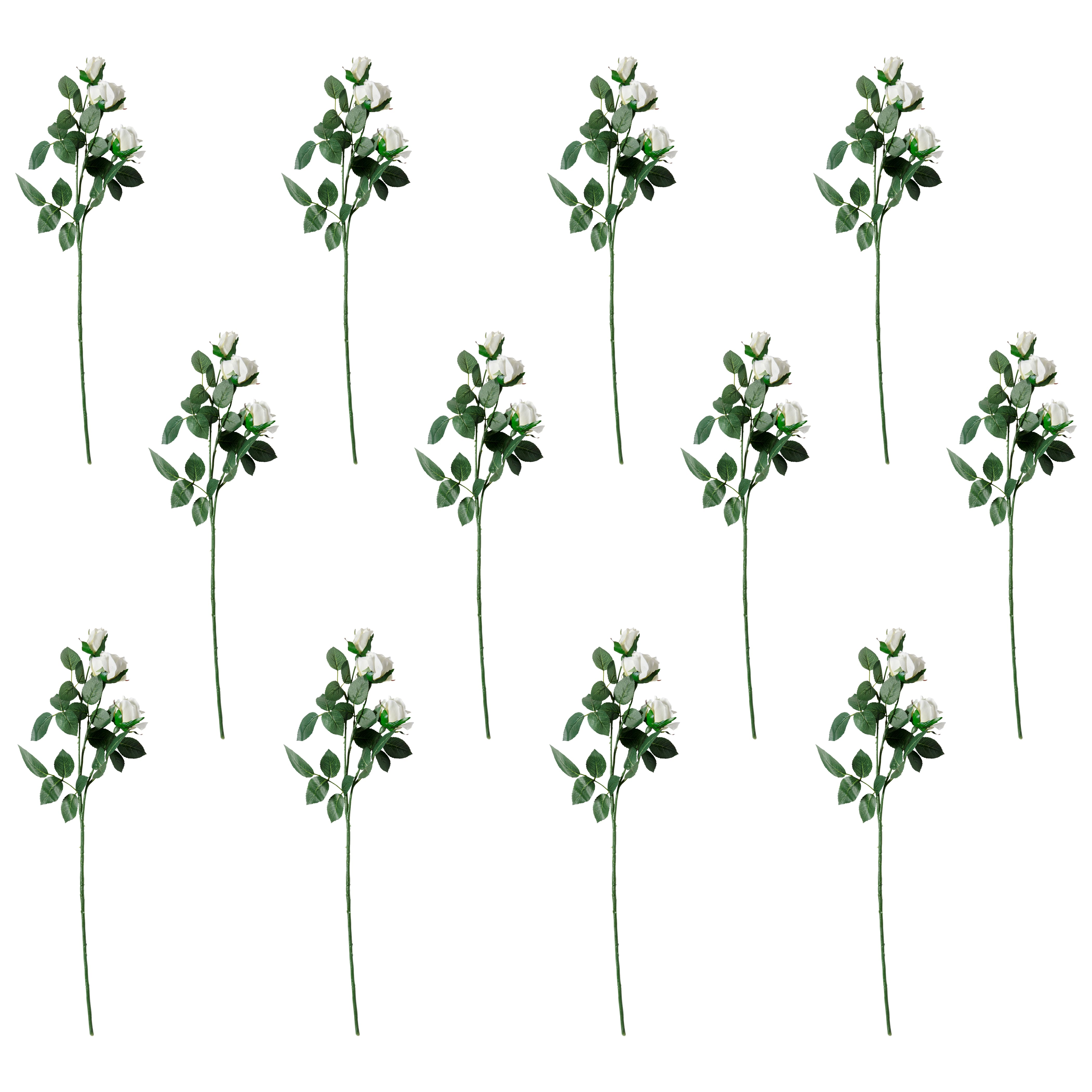 12 Pack: Ivory Sweetheart Rose Spray by Ashland®