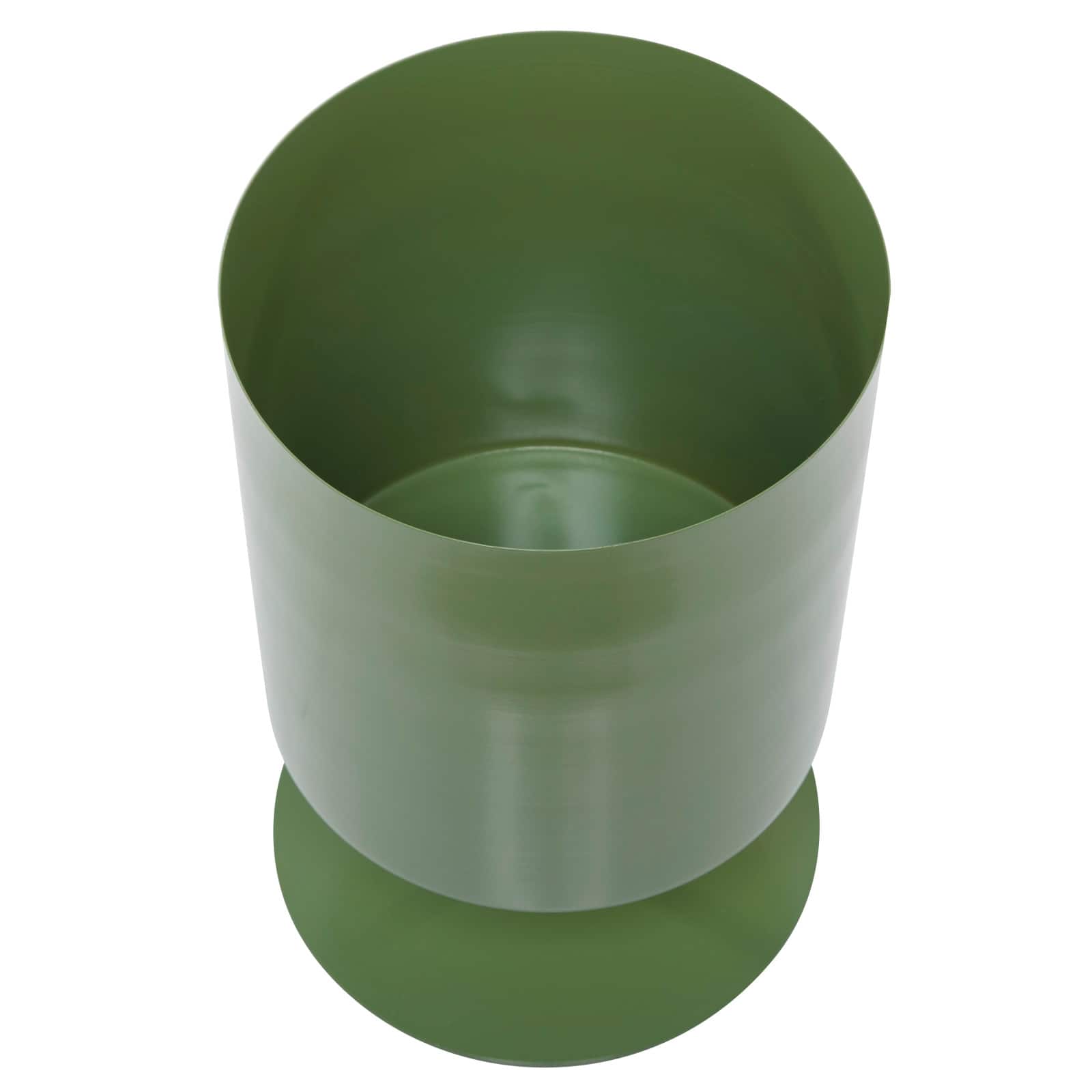 Green Modern Metal Planter Set