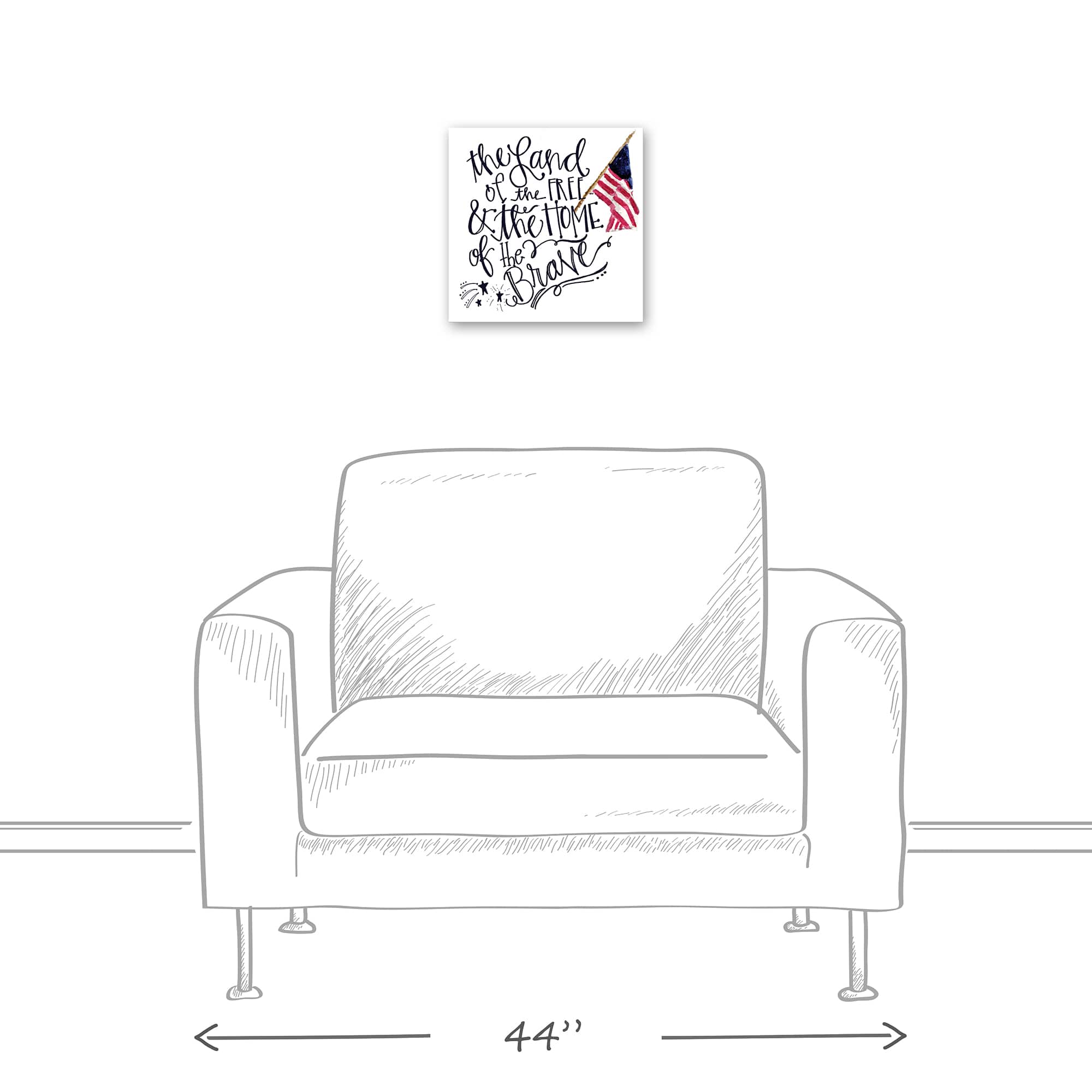 Land of the Free Canvas Wall Art