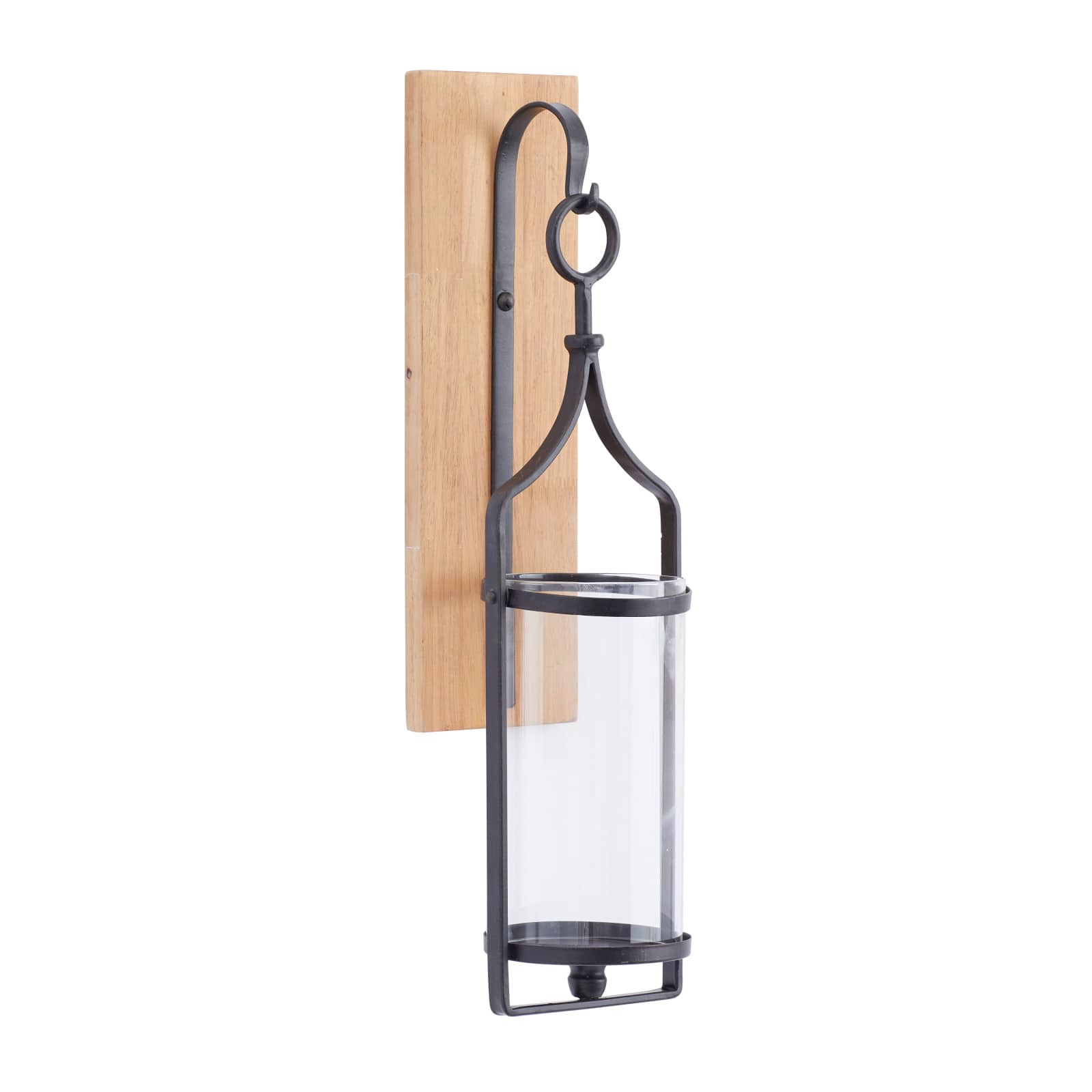 Black Poplar Farmhouse Wall Sconce, 6" x 6" x 7"