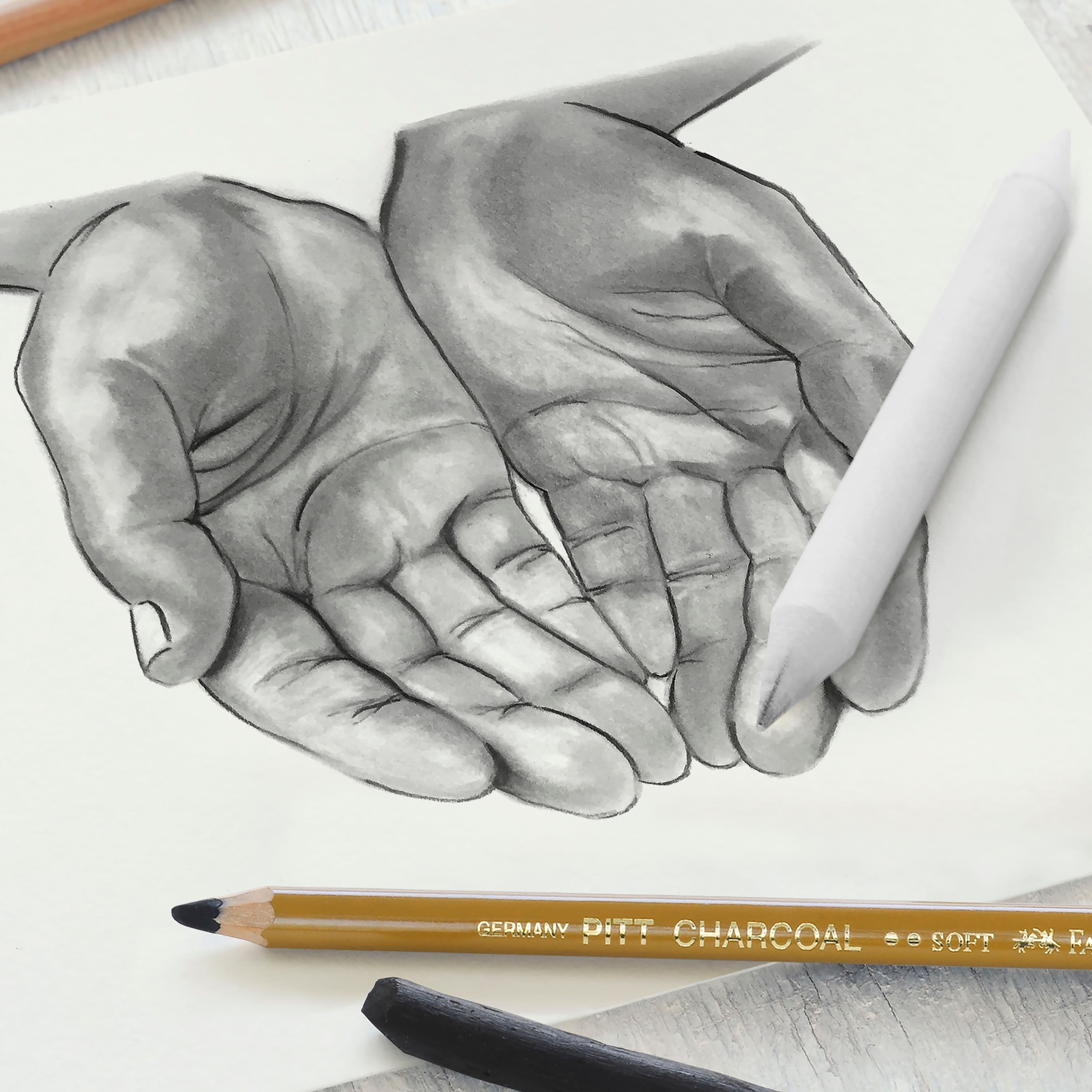 Faber-Castell® Compressed Charcoal Sticks, 3ct.