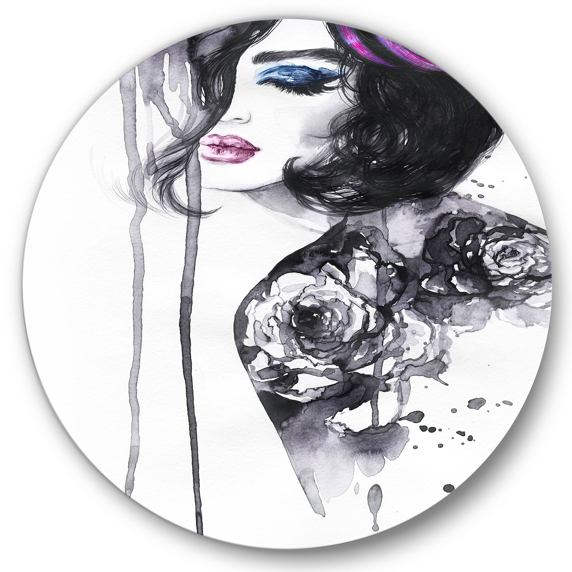 Designart - Painting Female Portrait