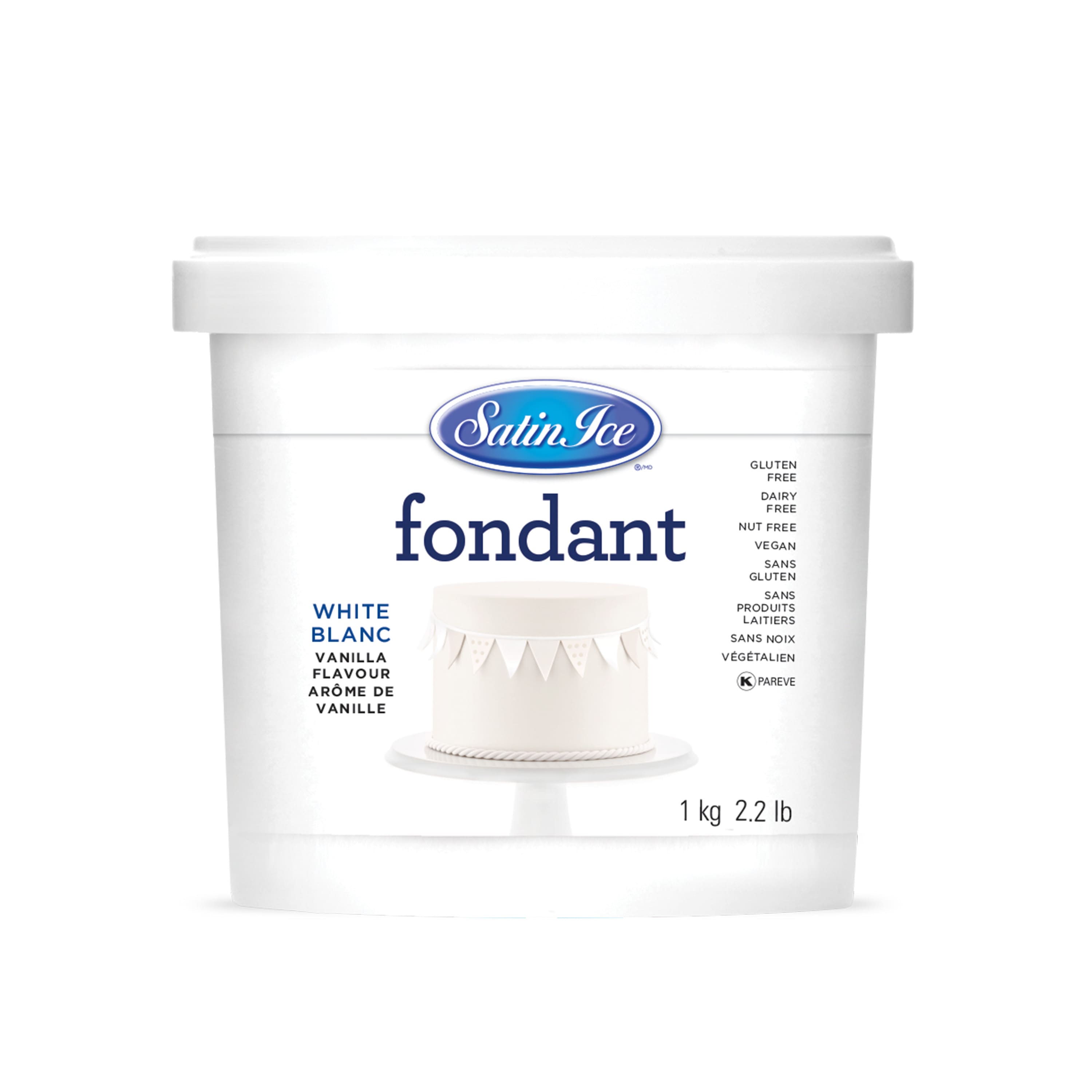 Satin Ice® Vanilla Fondant, 2.2lb.
