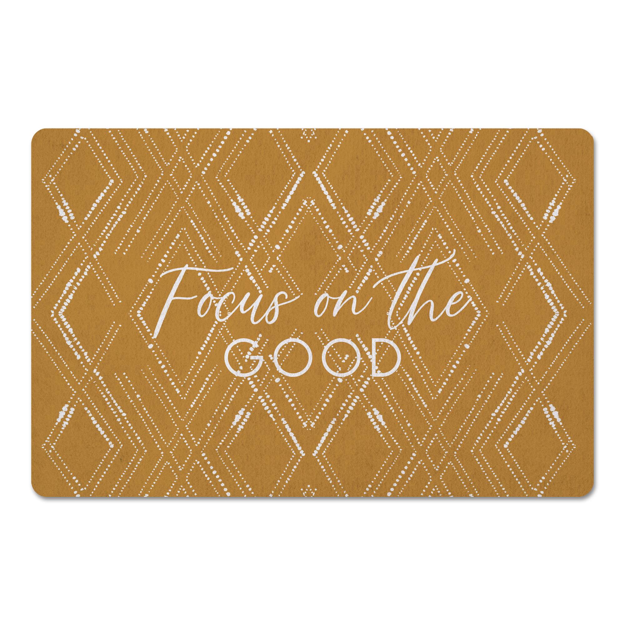 Focus on the Good Geo Diamond Floor Mat
