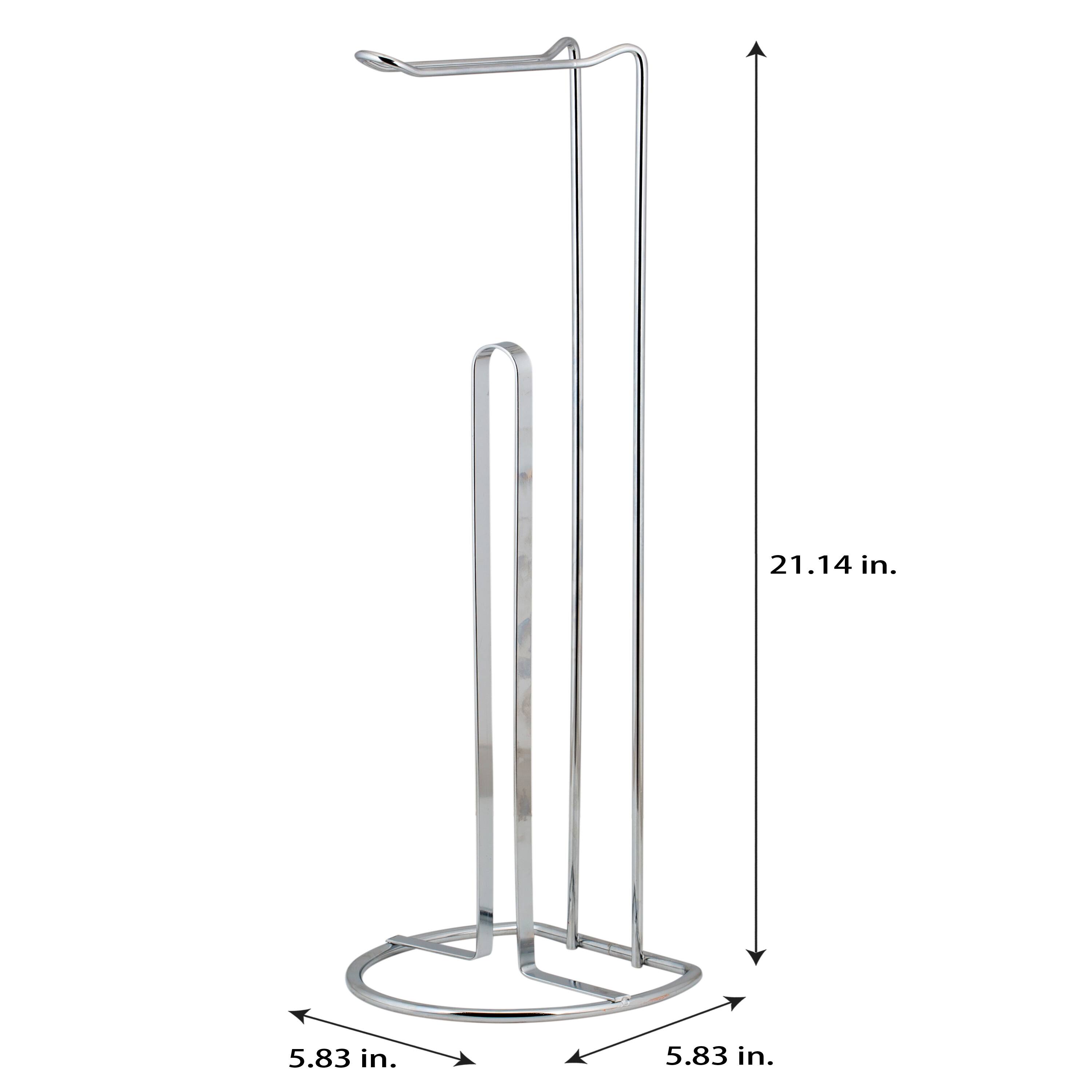 Bath Bliss Chrome Toilet Paper Reserve & Dispenser