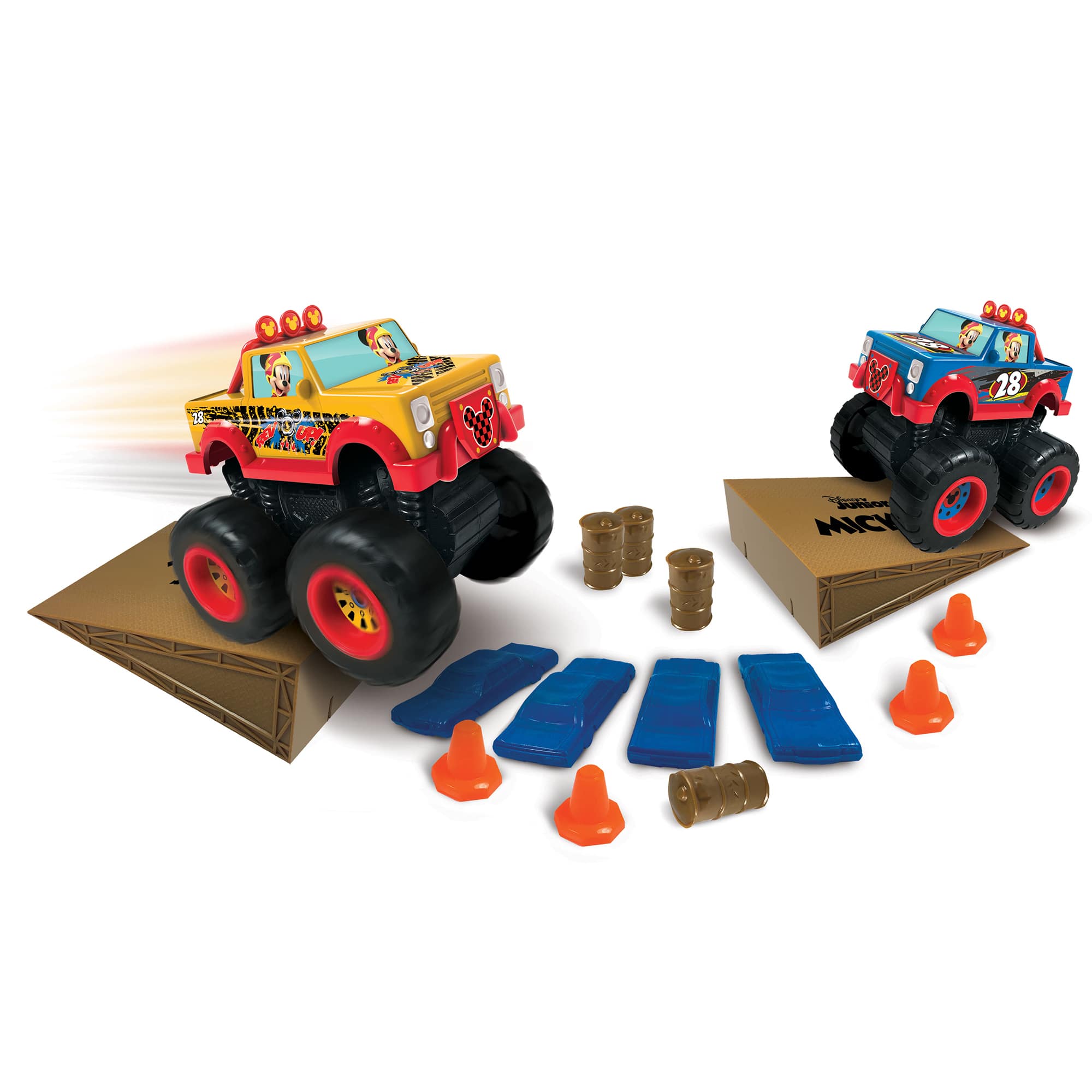 Jam'n Products Mickey 18 Piece Off-Road Monster Truck Playset