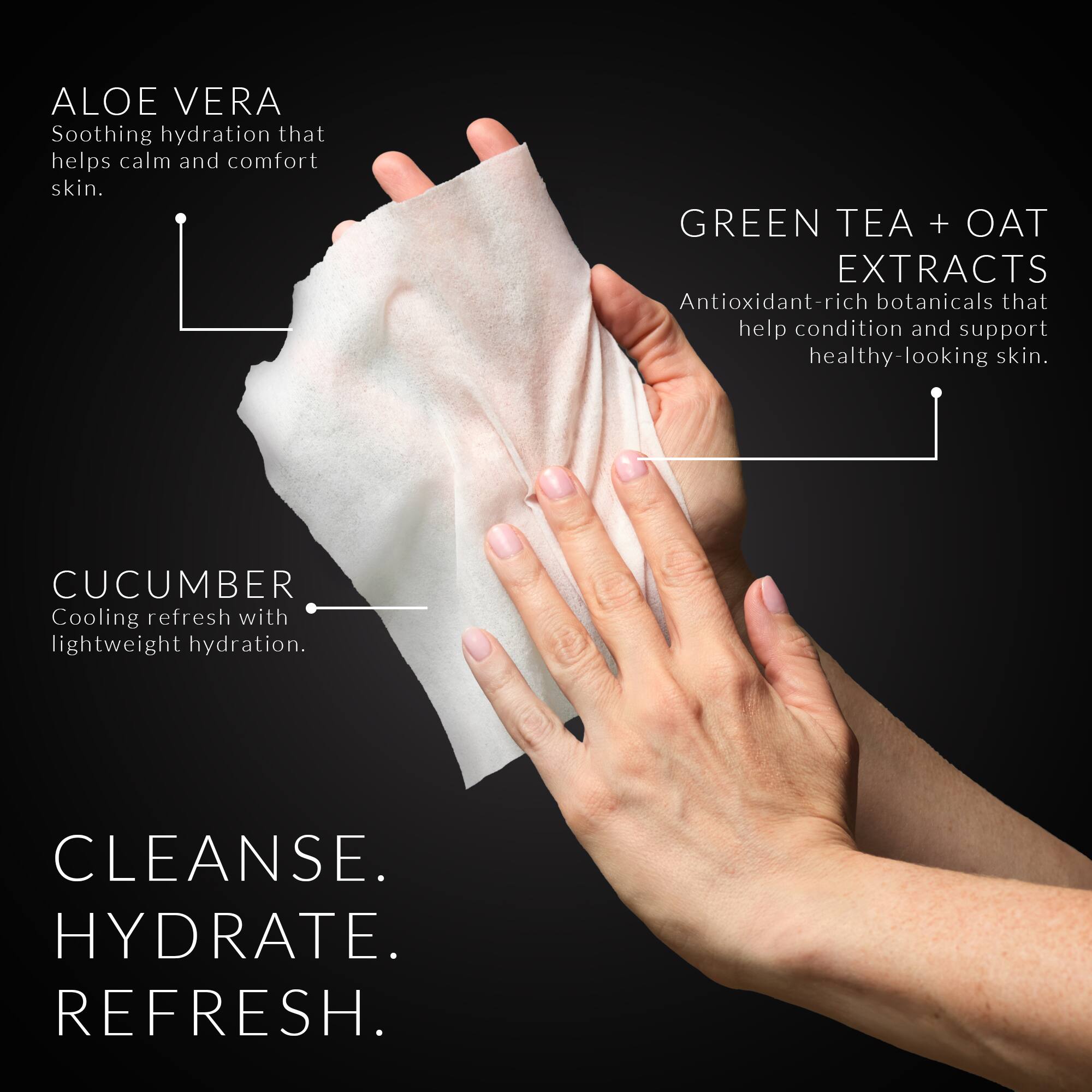 Noshinku Bergamot Nourishing Hand Sanitizing Wipes