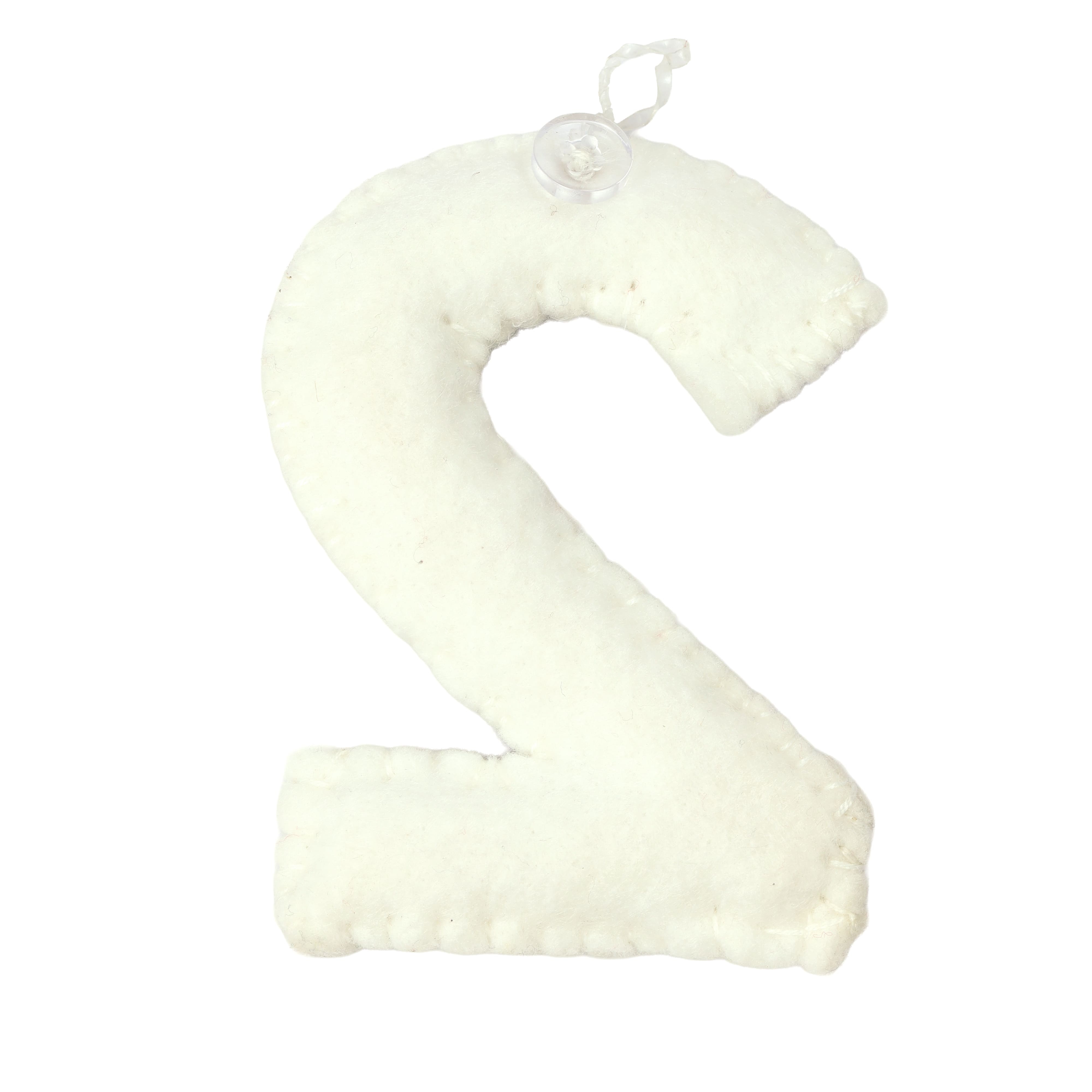 4" Floral Embroidered Puffy Number by Celebrate It