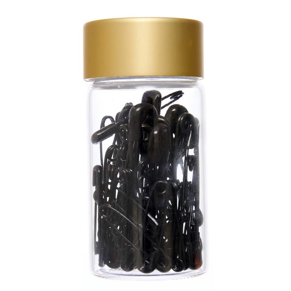 Mixed Black Safety Pins, 50ct. by Loops & Threads®