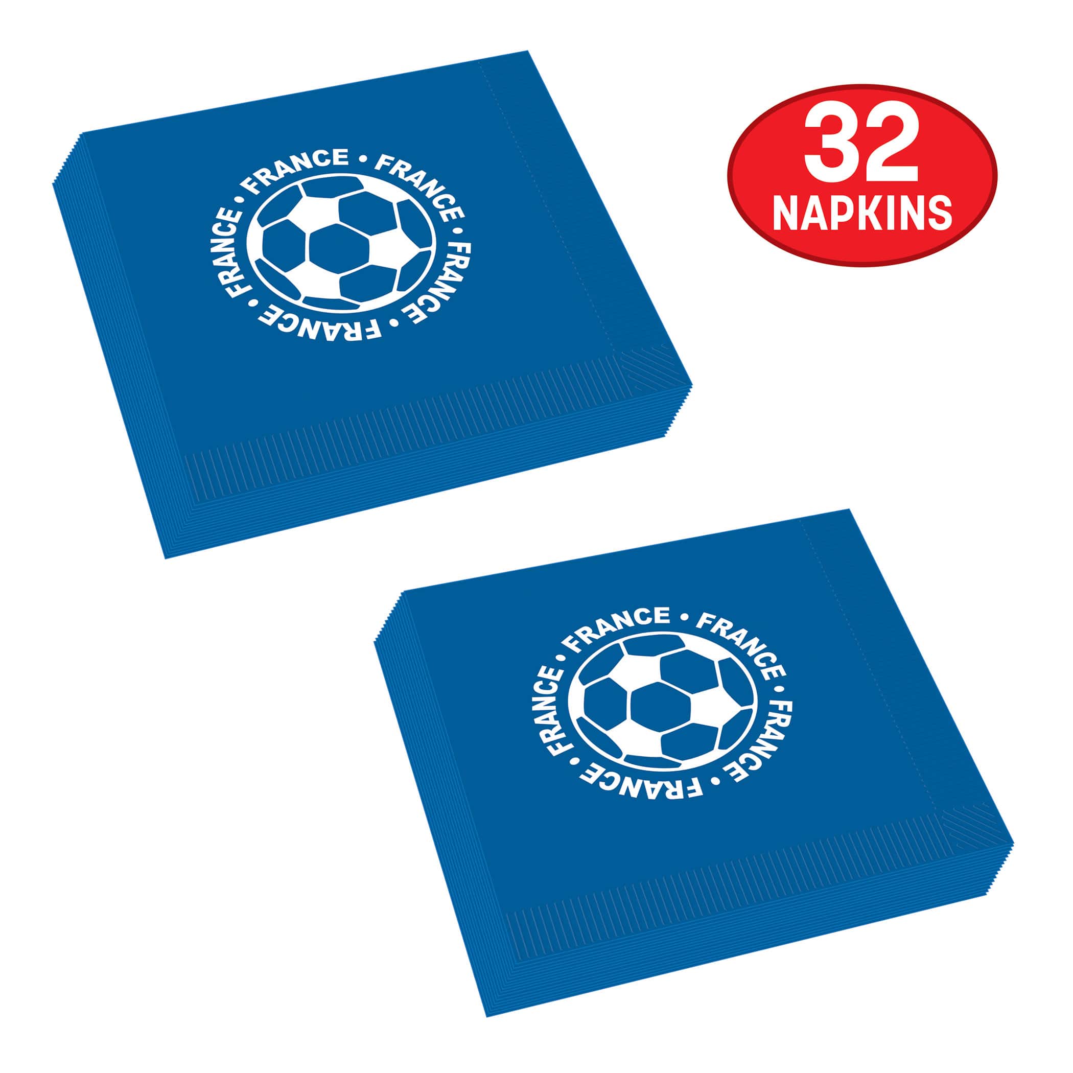 France Soccer Luncheon Napkins
