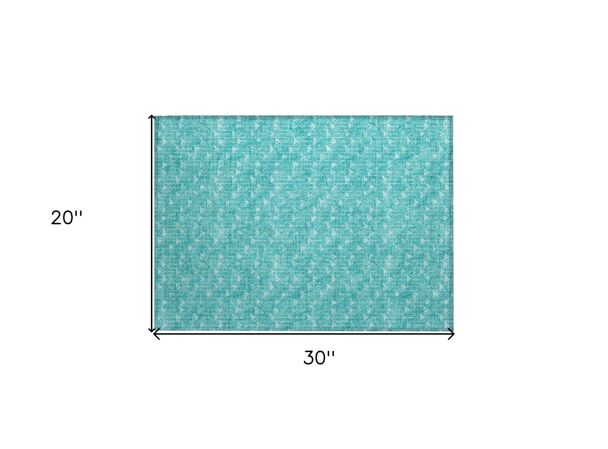 HomeRoots 2ft. x 3ft. Solid Stain Resistant Indoor/Outdoor Area Rug