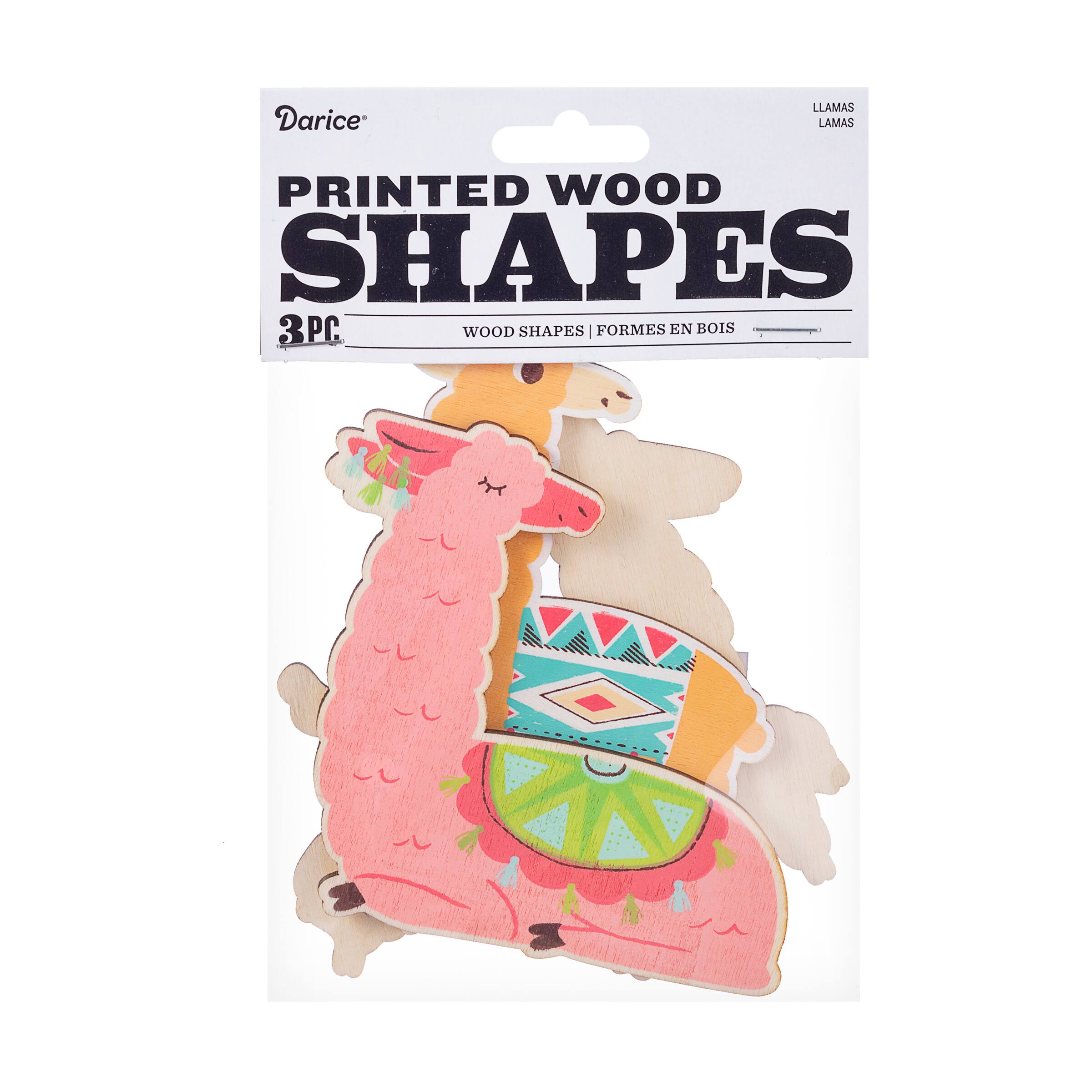 Darice® Llama Printed Wood Shapes