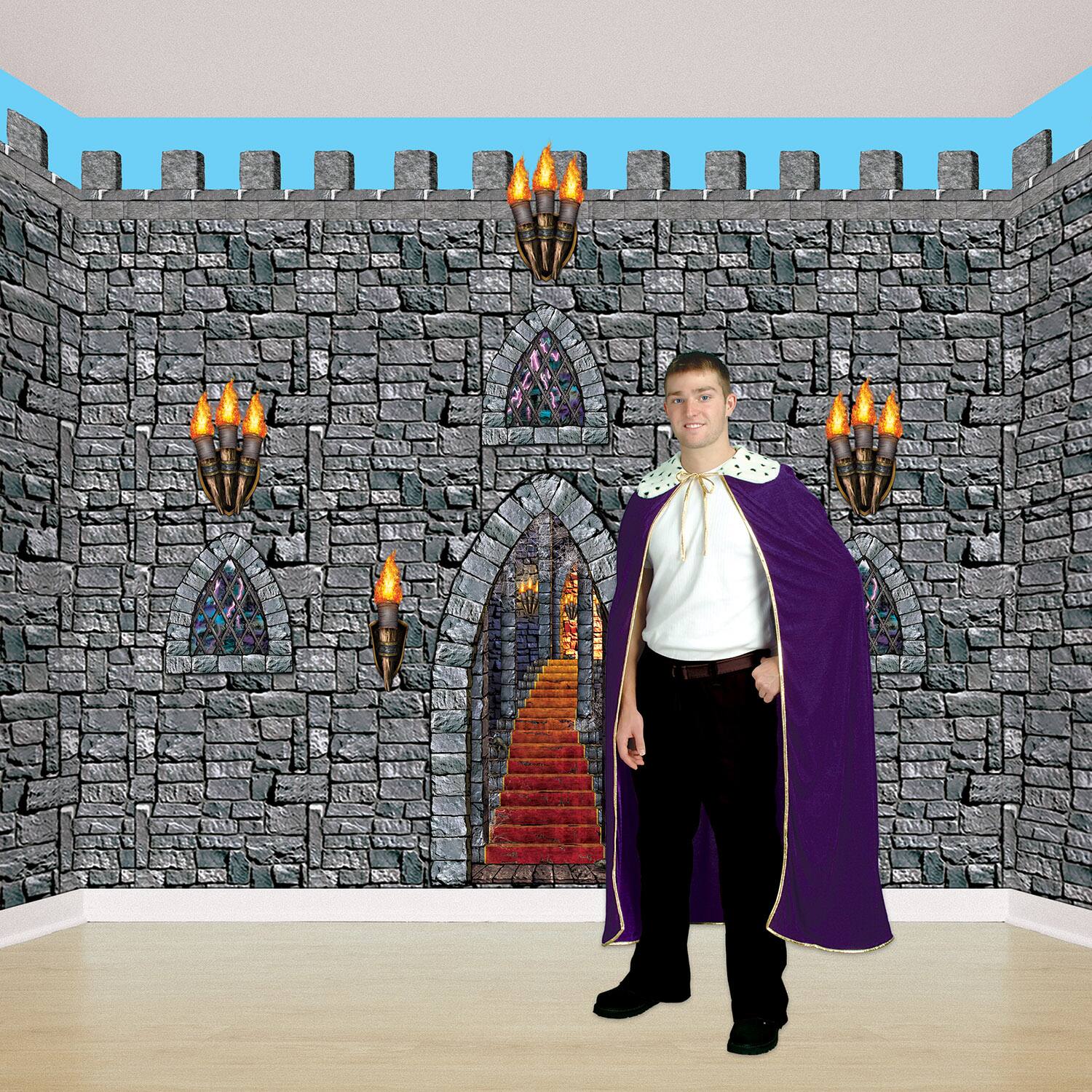 Beistle 52" Purple Adult King or Queen Robe
