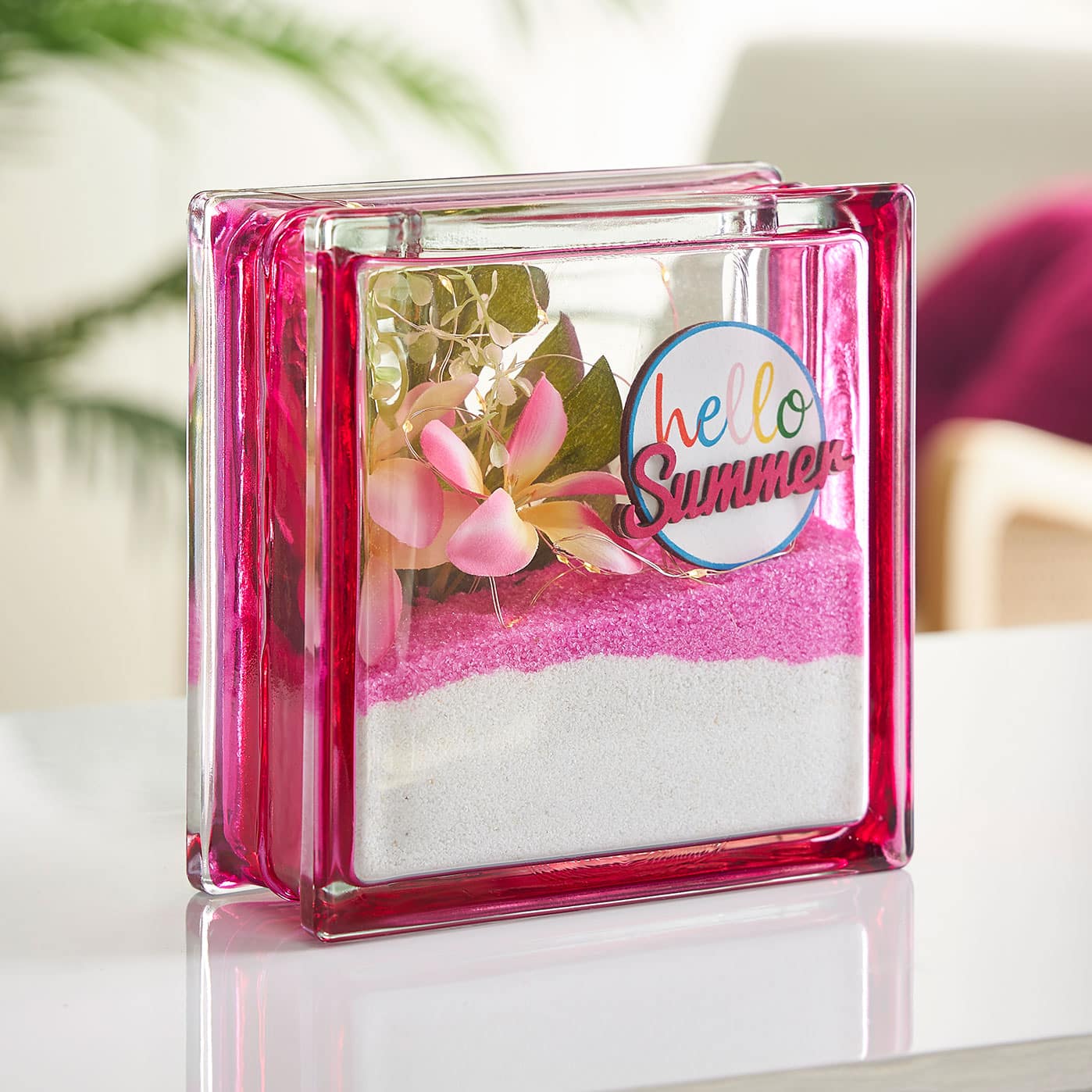 Summer Glass Block