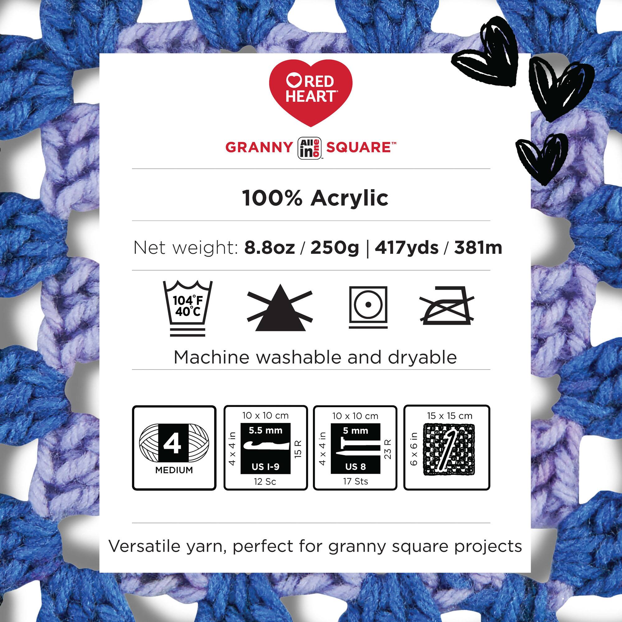 3 Pack Red Heart® All in One™ Granny Square™ Yarn