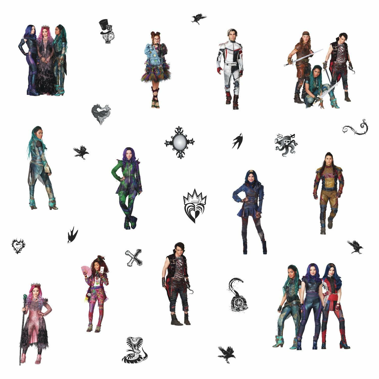RoomMates Descendants 3 Peel & Stick Wall Decals