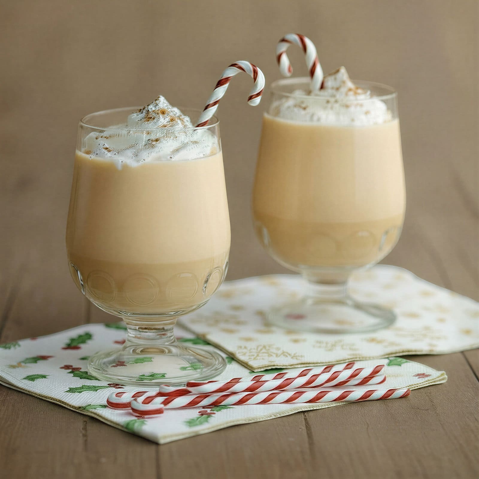 Hello Honey® 5" Red & White Candy Cane Glass Stir Sticks, 6ct.