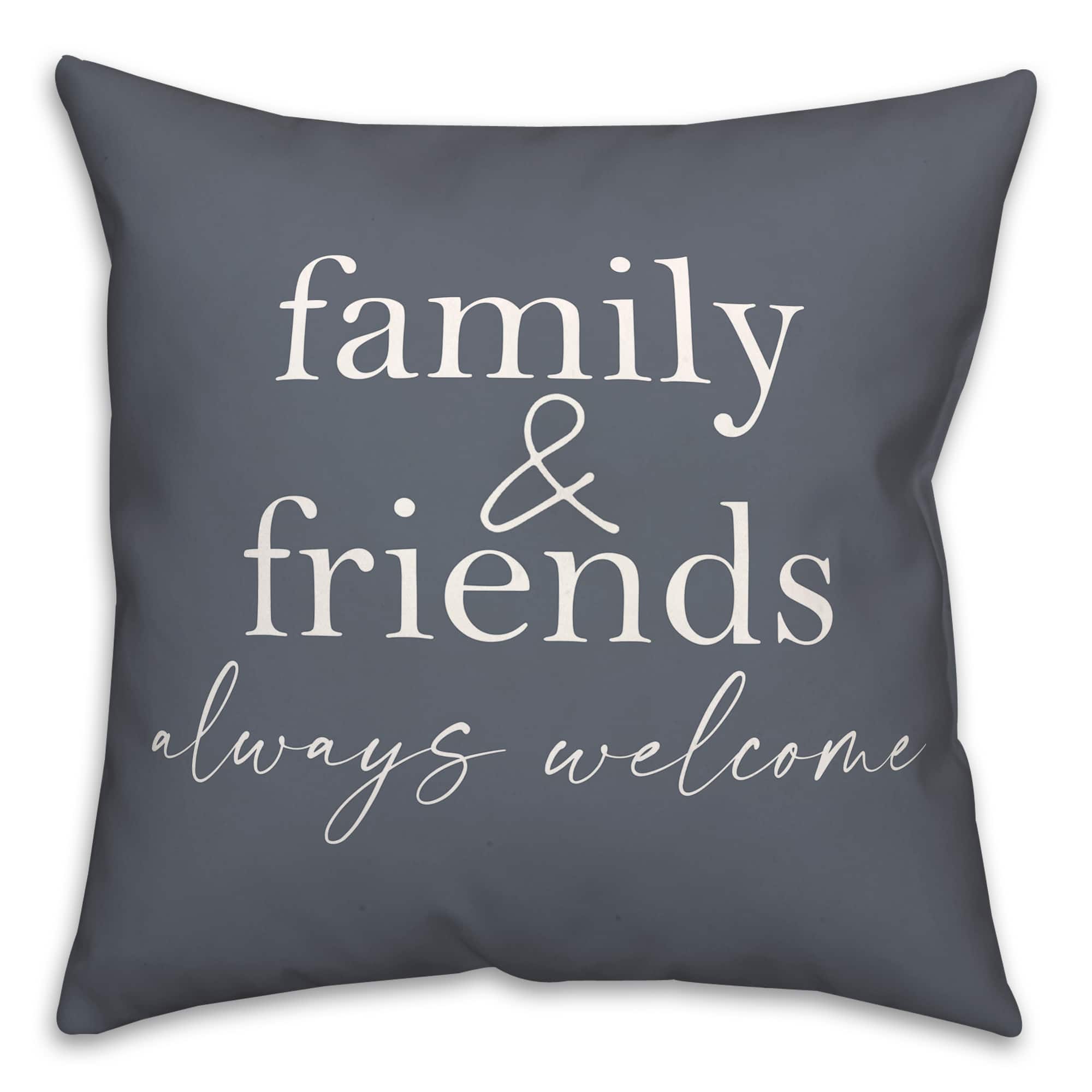 18" Family & Friends Indoor/Outdoor Pillow