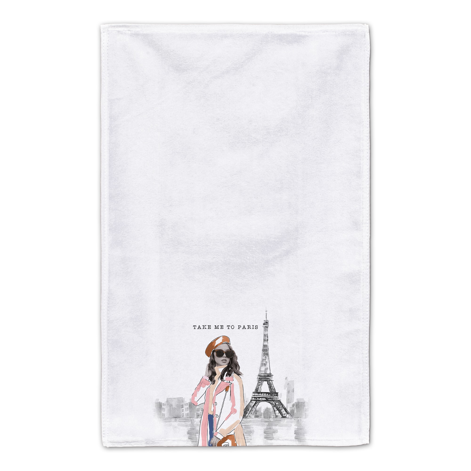 Fashionista In Paris 16" x 25" Tea Towel Set of 2
