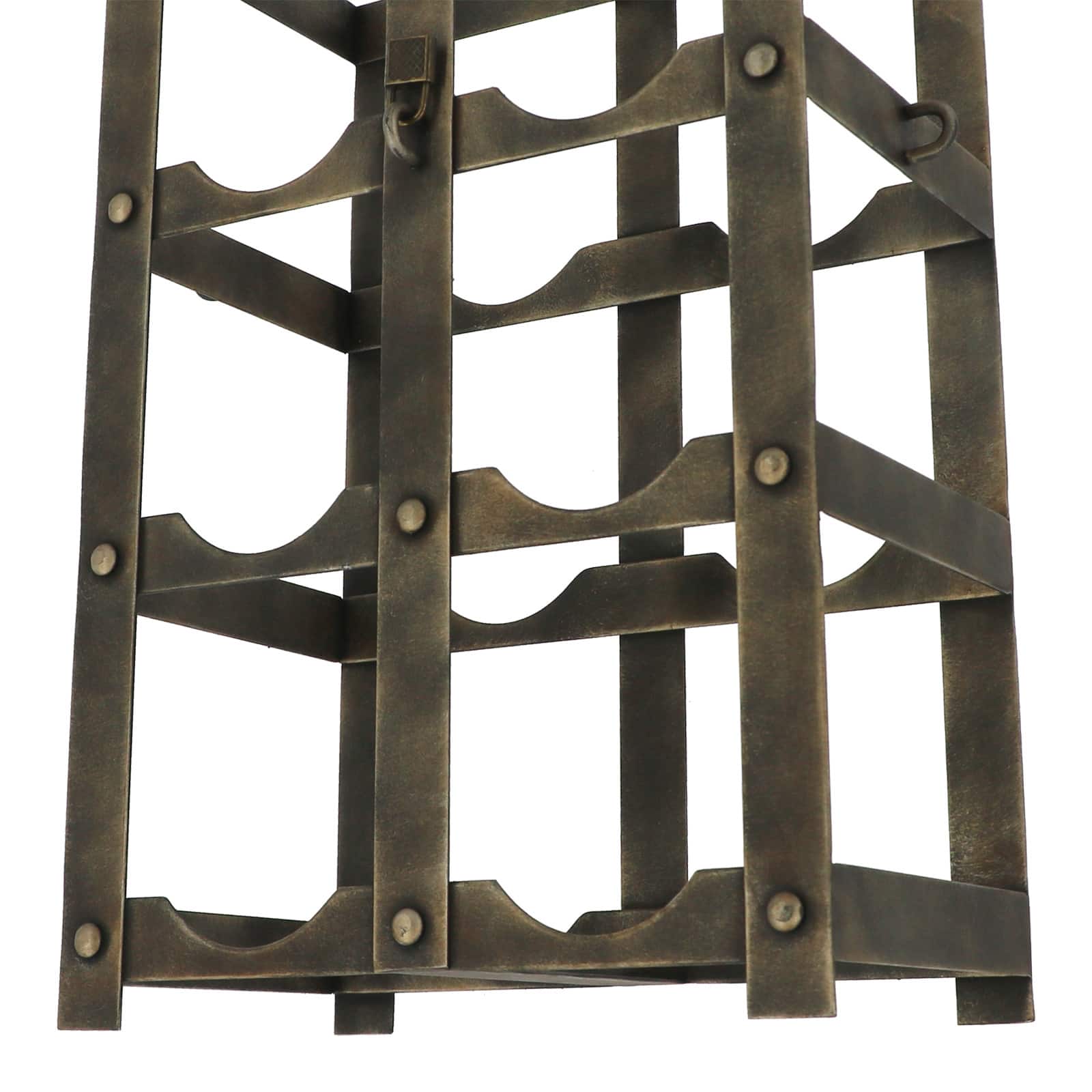 16" Antique Bronze Metal Wine Rack by Ashland®