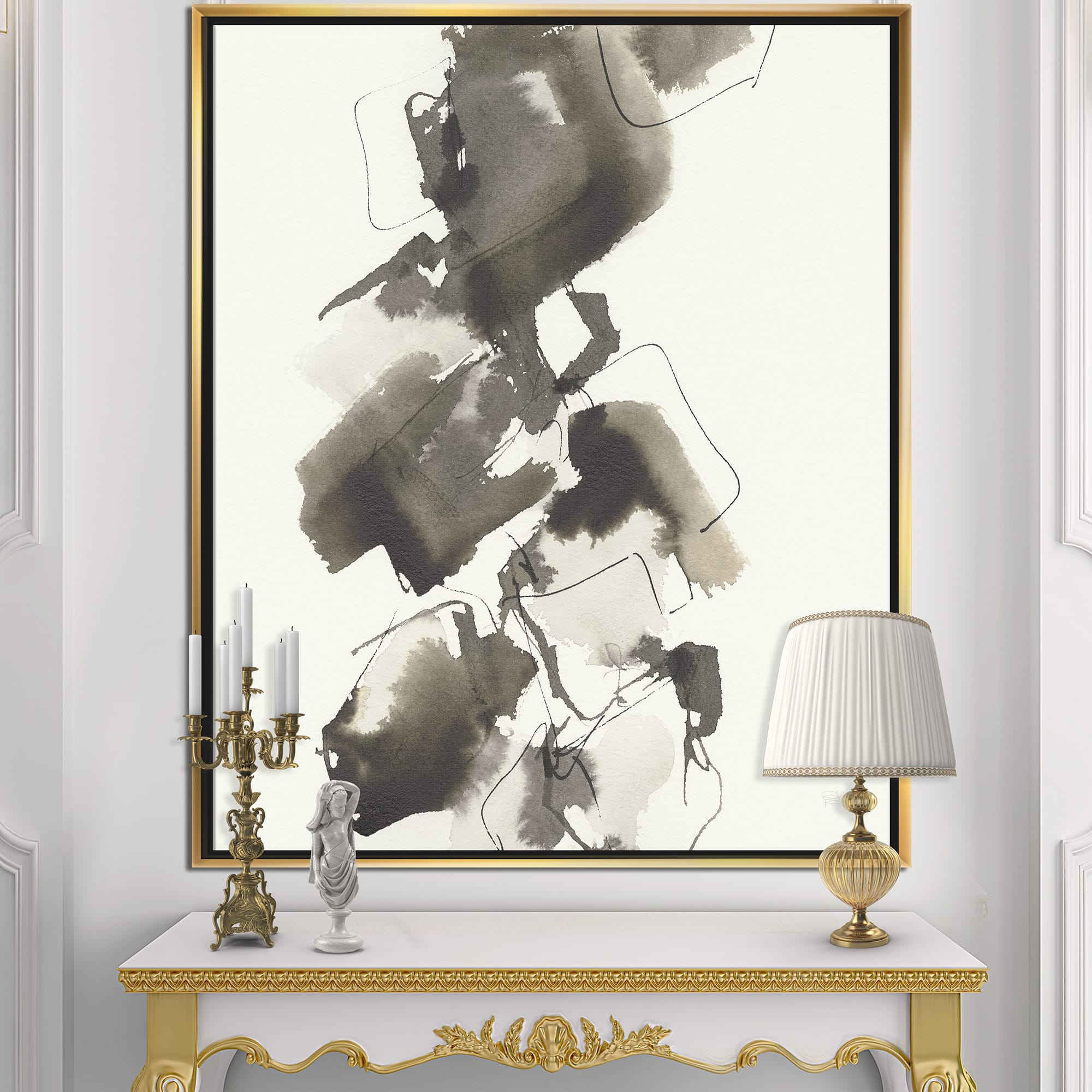 Designart - Geometric Glam Square I