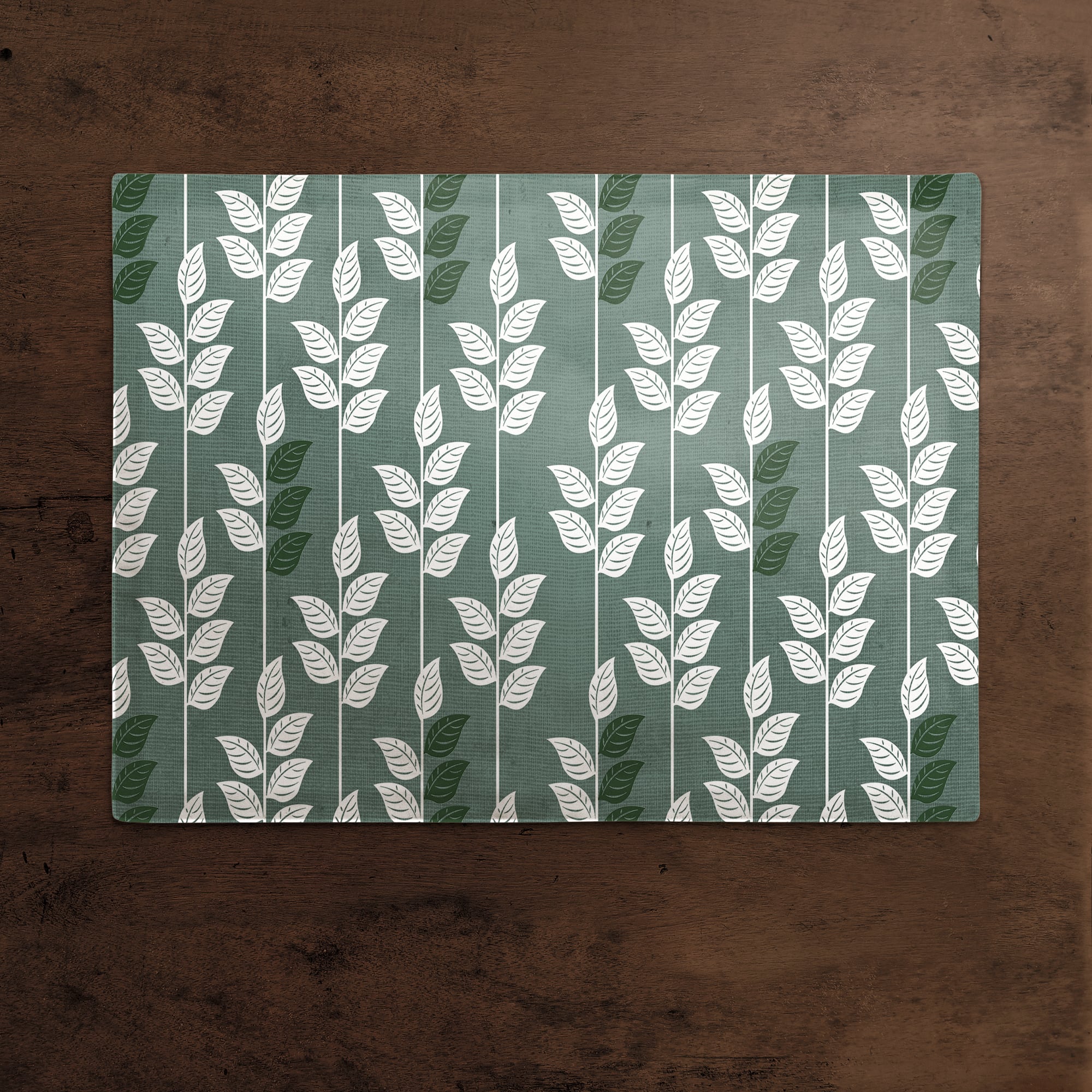 Geometric Nature Pattern 18" x 14" Cotton Twill Placemat