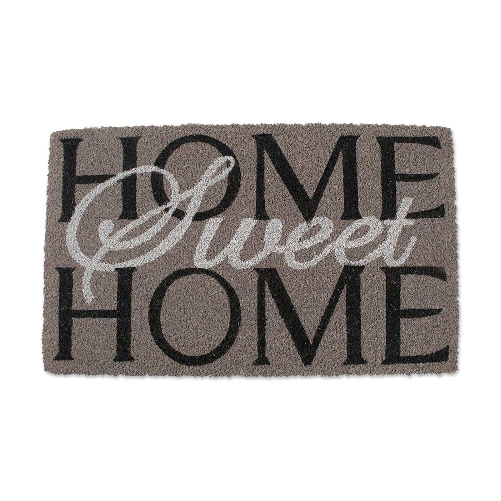 DII® J&M Home Sweet Home Vinyl Back Coir Doormat
