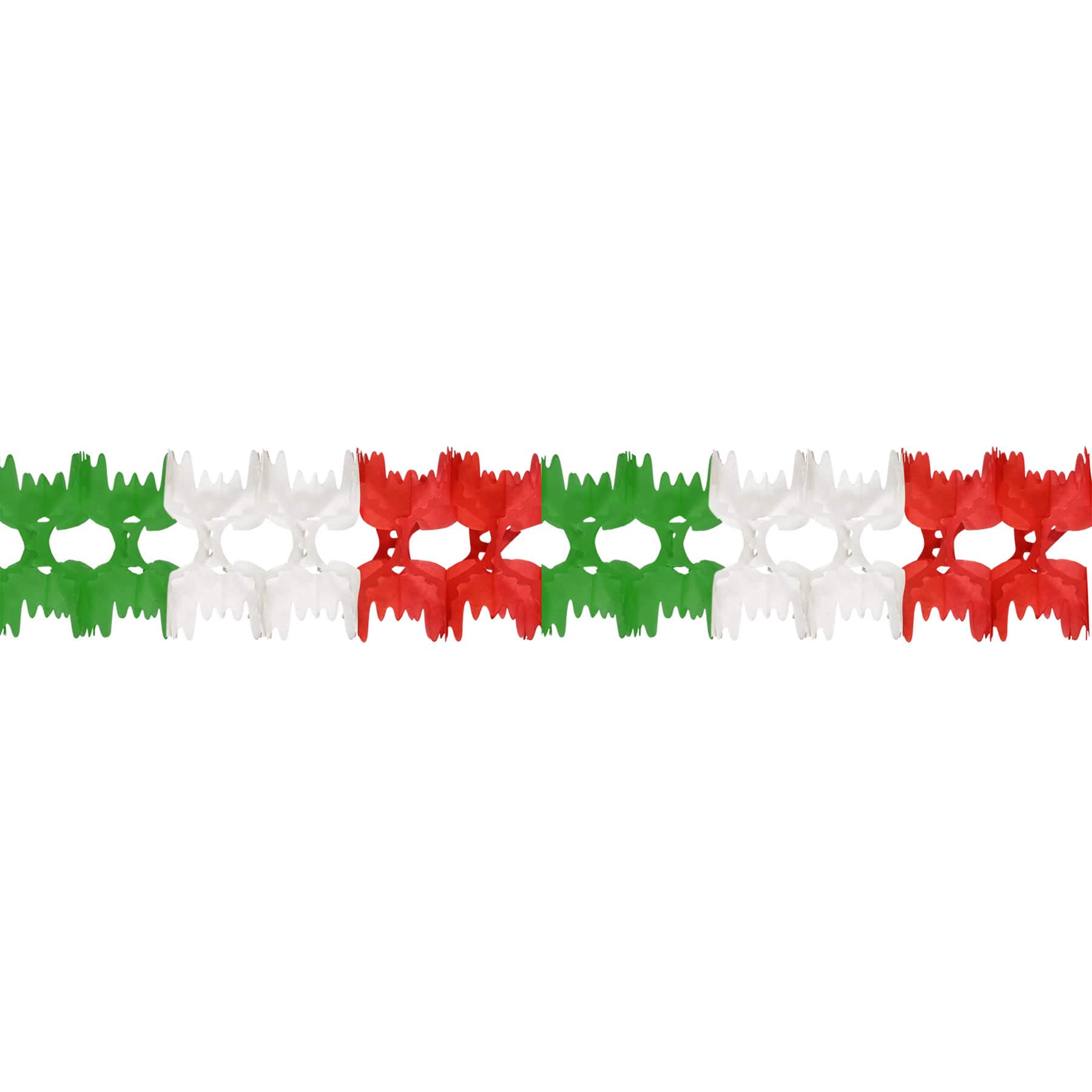 Beistle 14.5ft. Red, White & Green Pageant Garland
