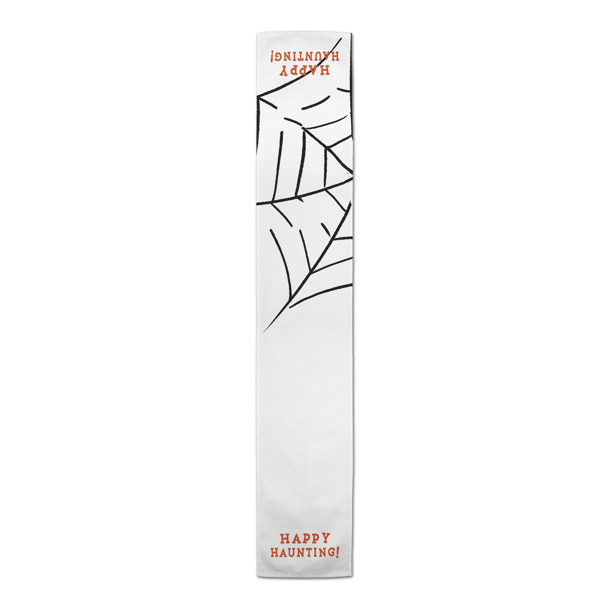 90" Happy Haunting Web Table Runner