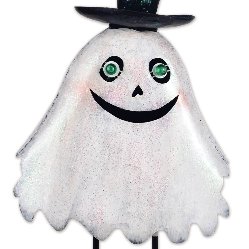 Sunset Vista Designs® 26.25" Whimsical Seymour Solar Ghost Garden Sculpture