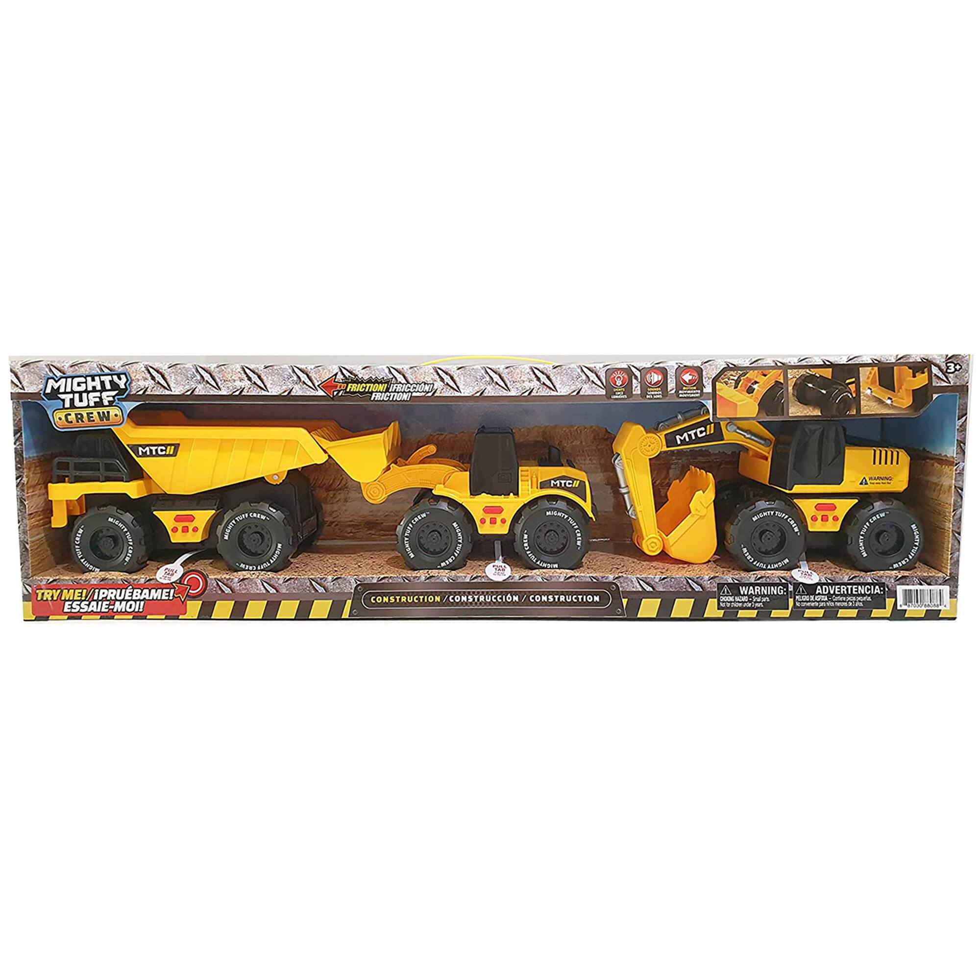 Jam'n Products Mighty Tuff Crew Lights & Sounds 3-Pack Set