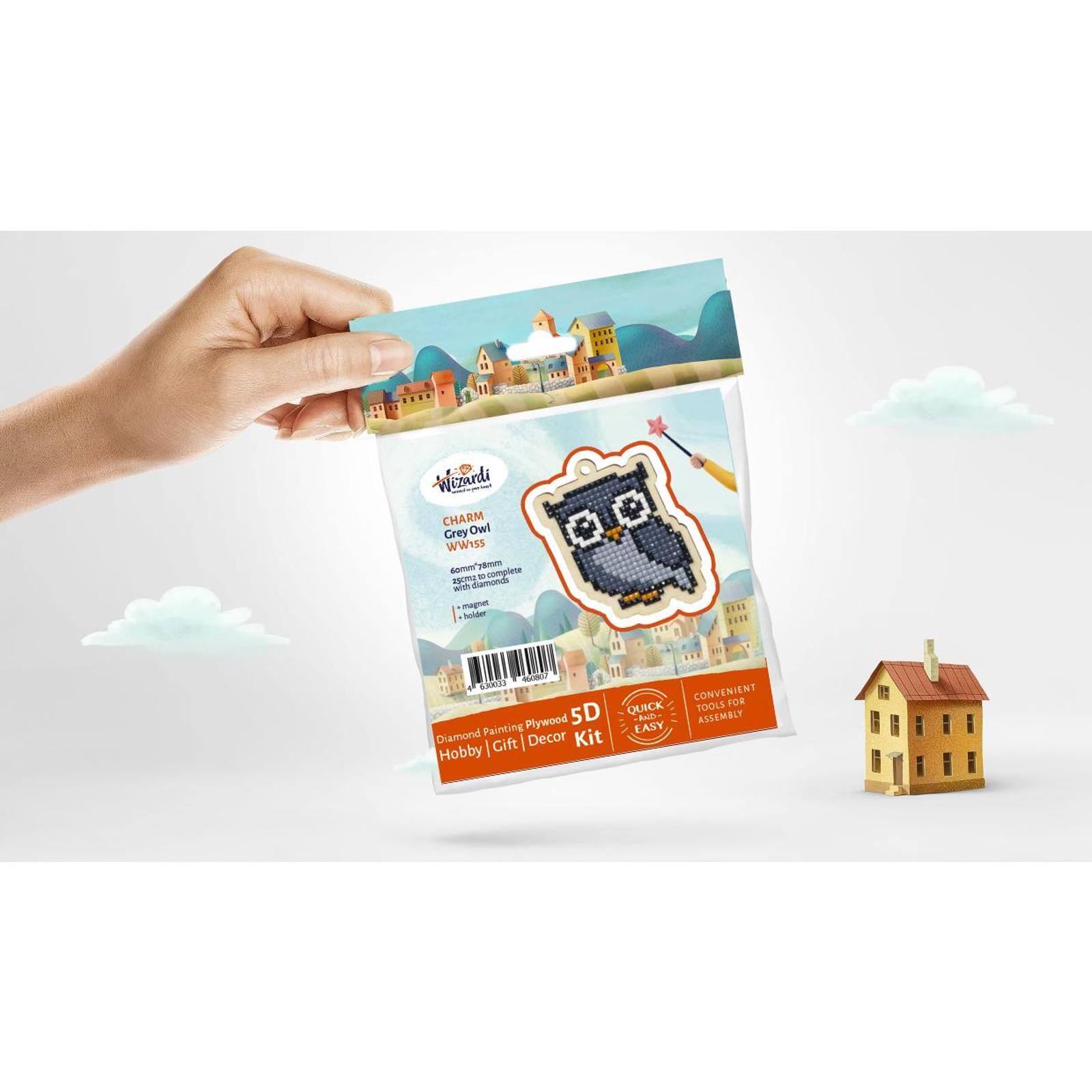 Wizardi Diamond Painting Kit Rabbit