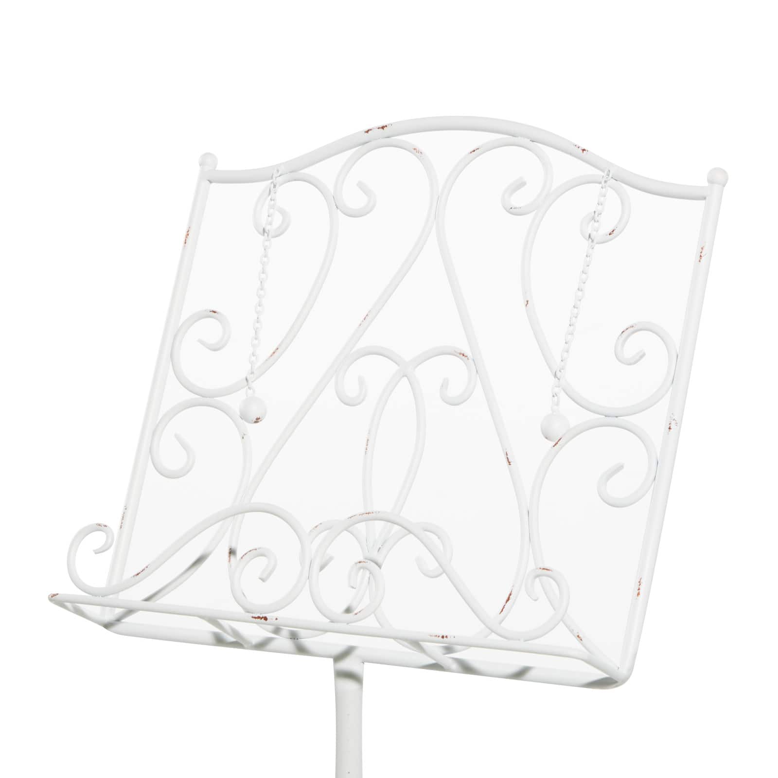 White Metal Farmhouse Easel, 56" x 13" x 8"