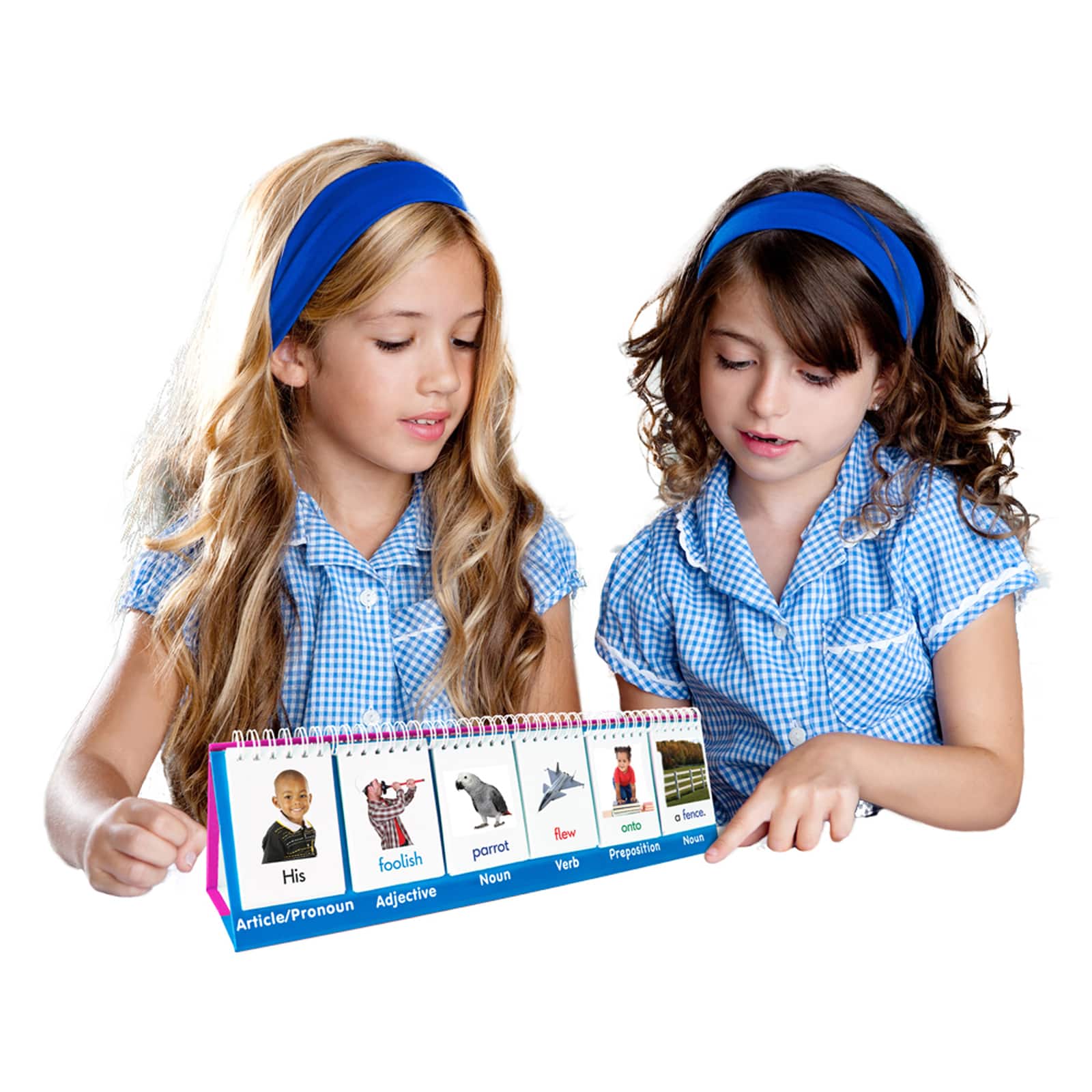 Junior Learning® Double-Sided Parts of Speech Flips, 2ct.