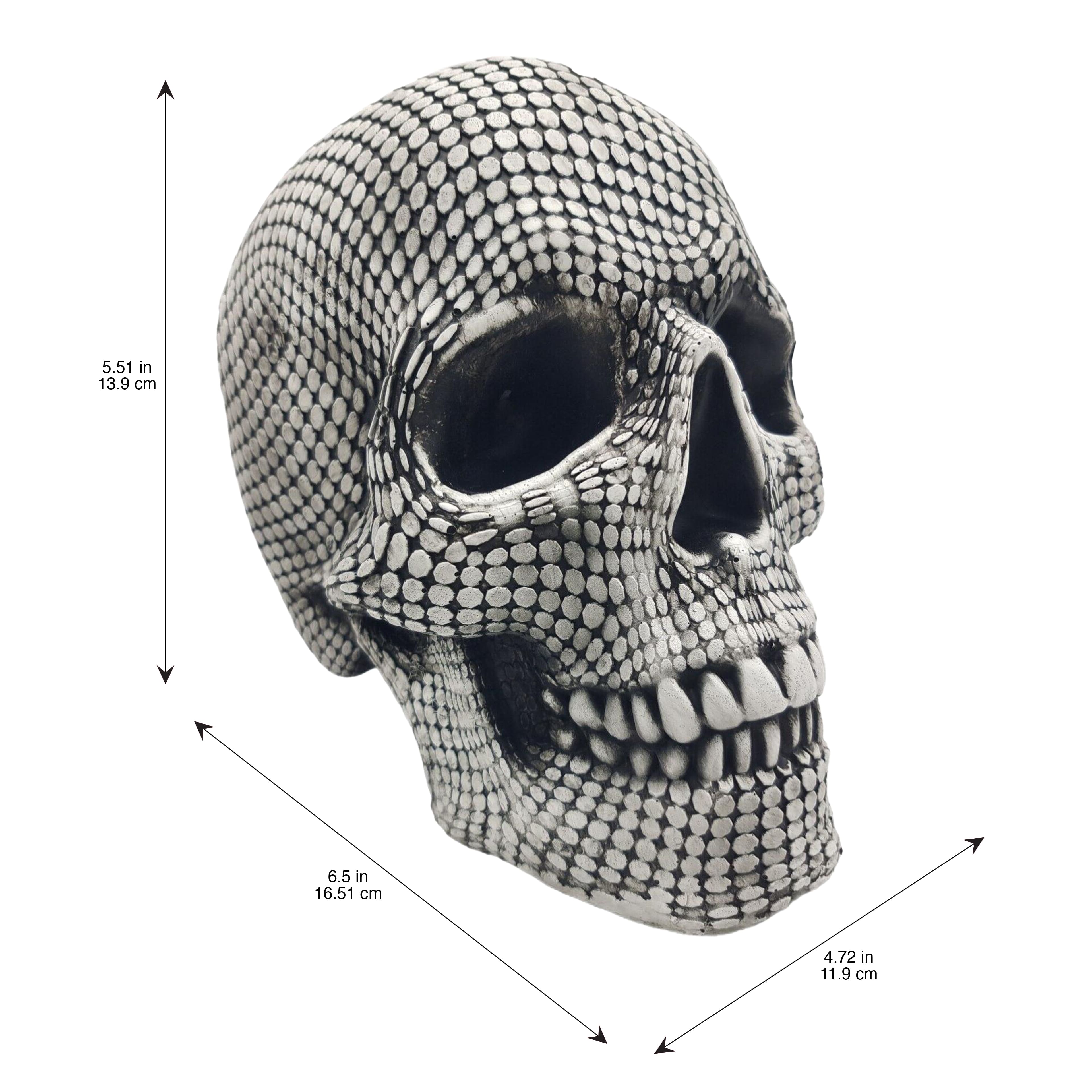 6.5" Checker Skull Tabletop Décor by Ashland®