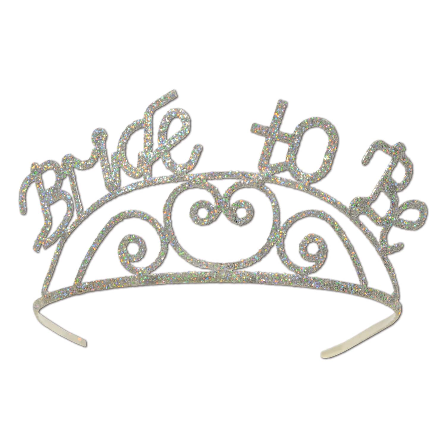 Beistle Glittered Metal Bride to Be Tiara